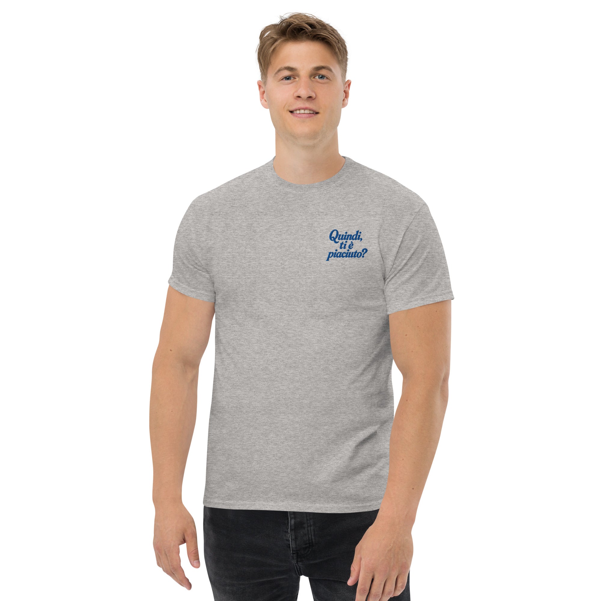 T-shirt Ricamata Unisex – 100% Cotone – Stile Streetwear e Confortevole – Quindi ti è piaciuto?