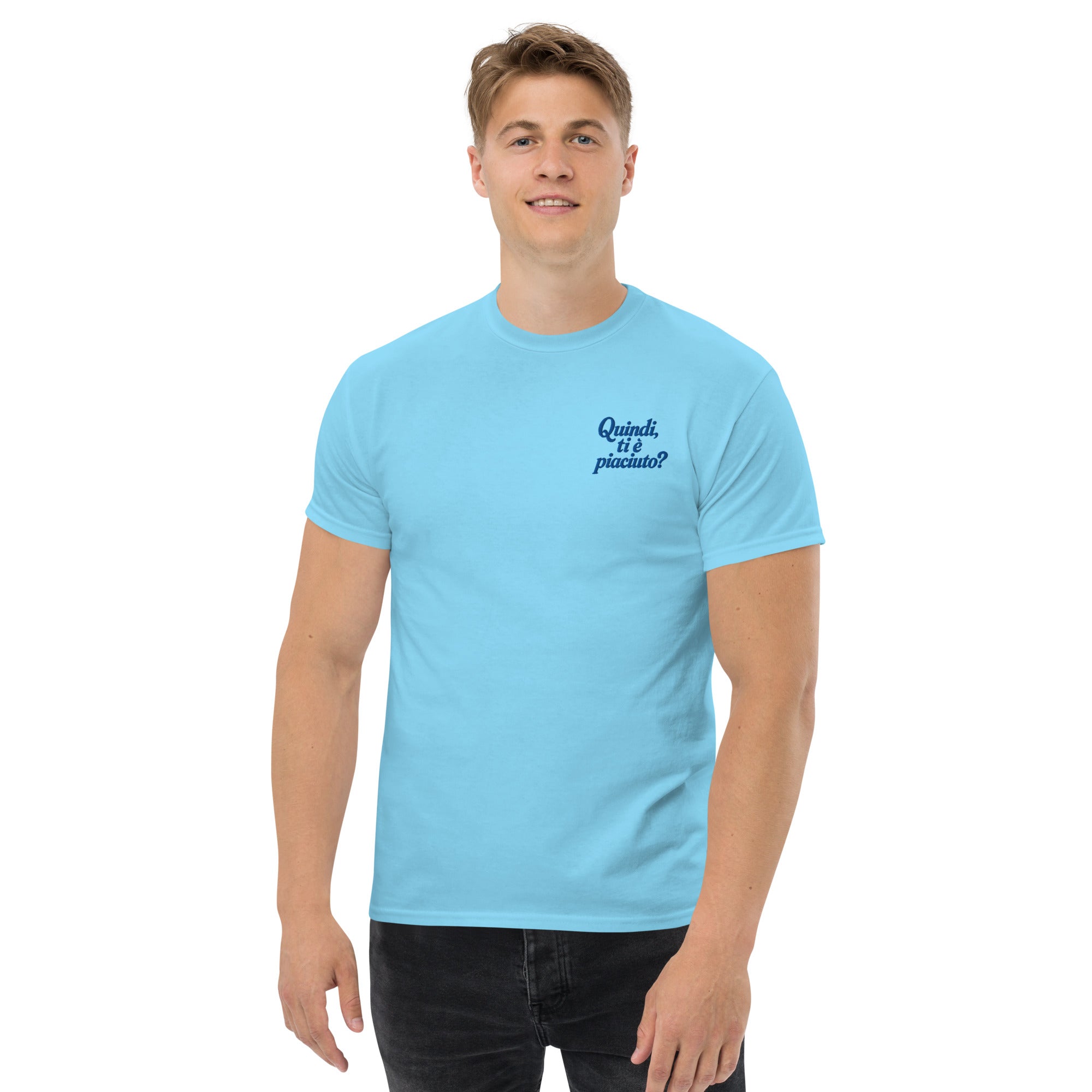 T-shirt Ricamata Unisex – 100% Cotone – Stile Streetwear e Confortevole – Quindi ti è piaciuto?