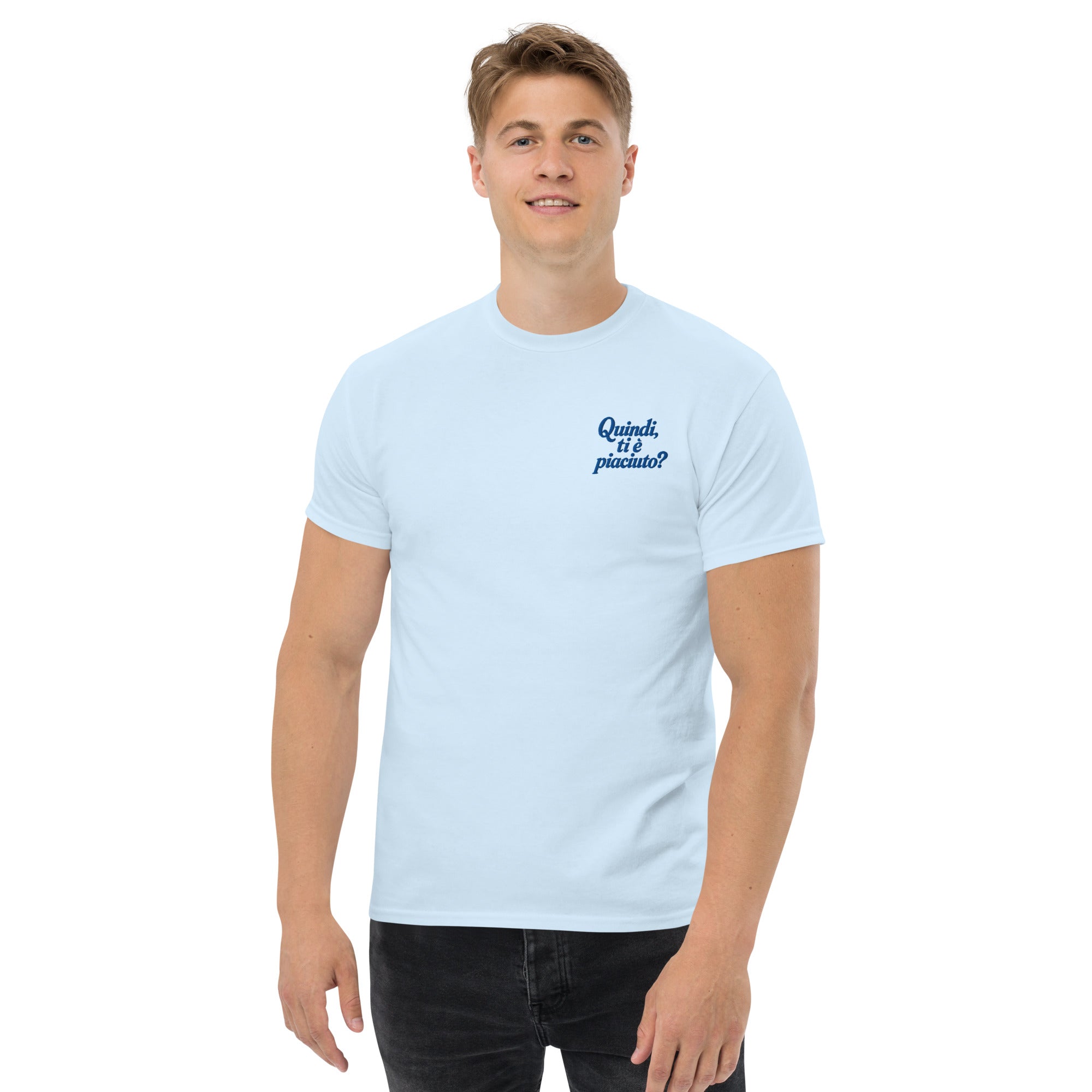 T-shirt Ricamata Unisex – 100% Cotone – Stile Streetwear e Confortevole – Quindi ti è piaciuto?