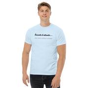 T-shirt Ricamata Unisex – 100% Cotone – Stile Streetwear e Confortevole – Scusate il ritardo ma non volevo venire-Biiply