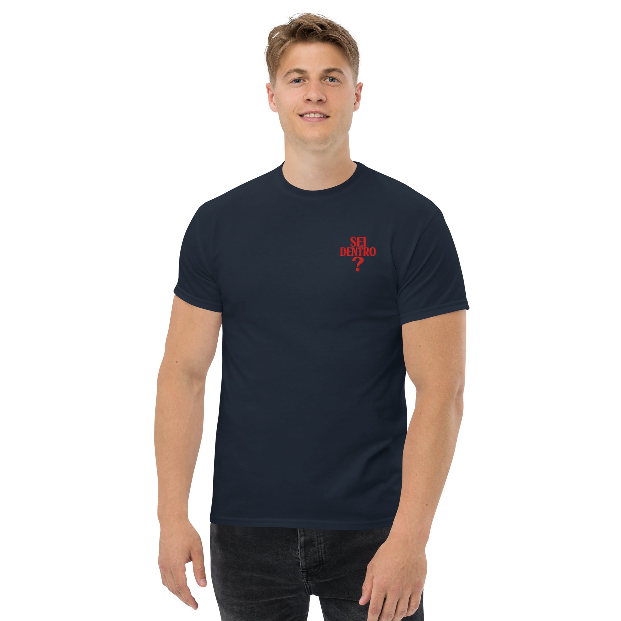 T-shirt Ricamata Unisex – 100% Cotone – Stile Streetwear e Confortevole – Sei dentro?