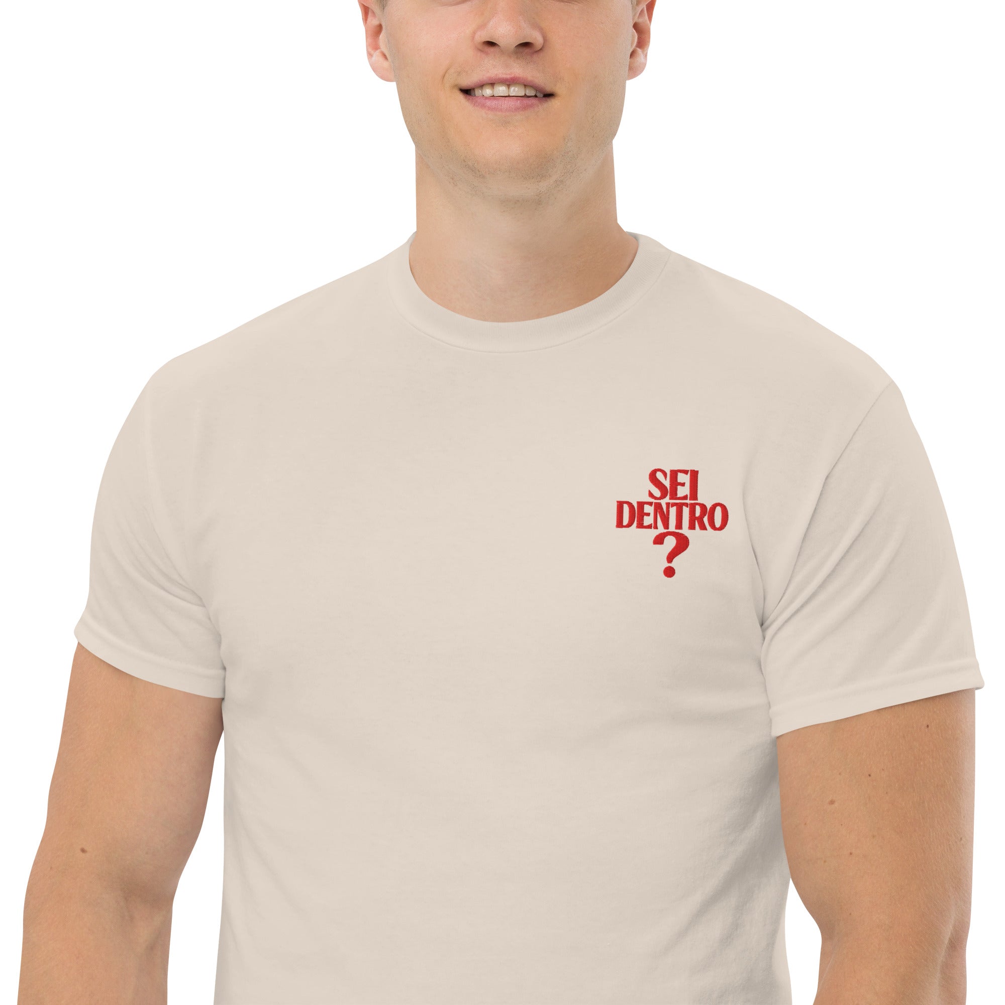 T-shirt Ricamata Unisex – 100% Cotone – Stile Streetwear e Confortevole – Sei dentro?