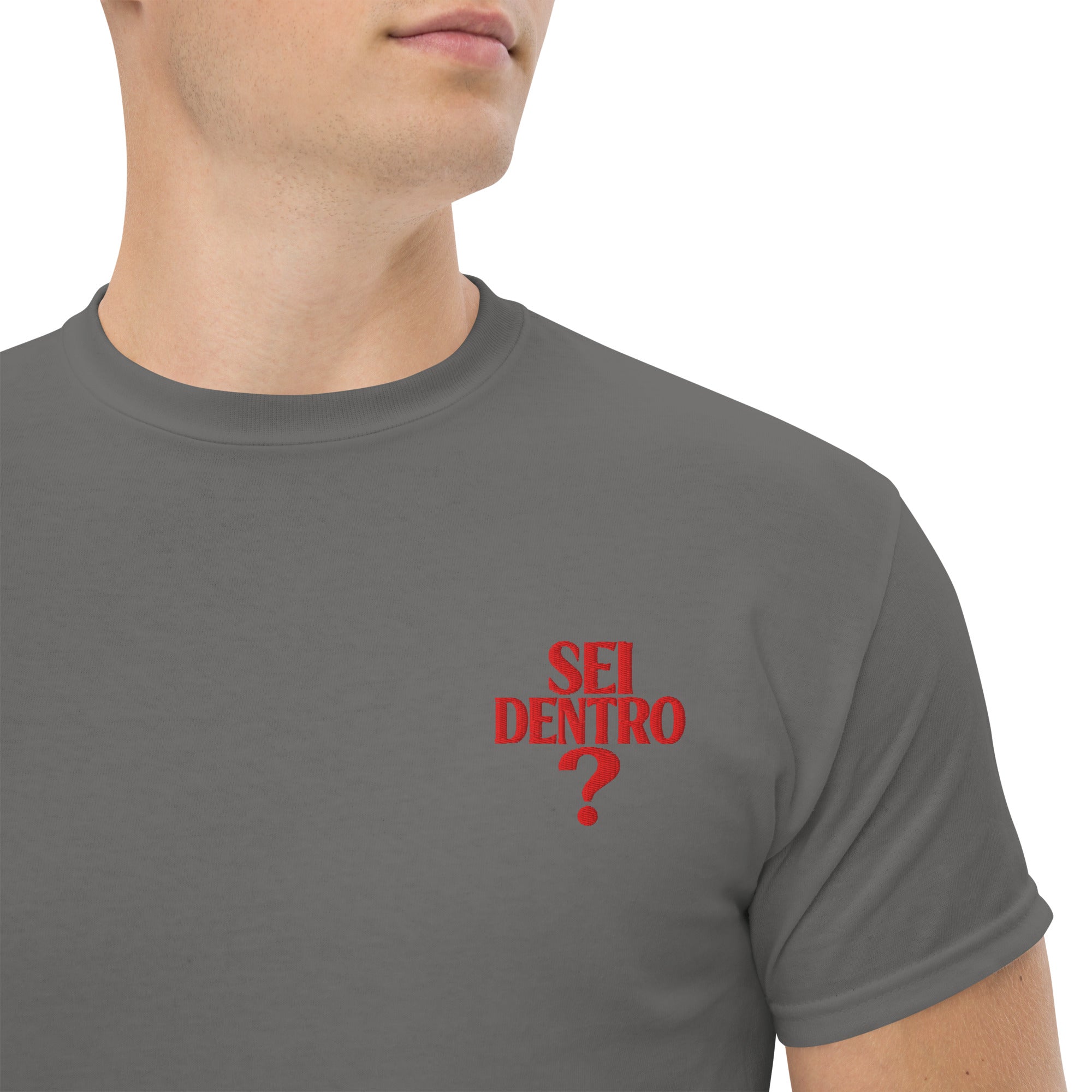 T-shirt Ricamata Unisex – 100% Cotone – Stile Streetwear e Confortevole – Sei dentro?