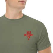 T-shirt Ricamata Unisex – 100% Cotone – Stile Streetwear e Confortevole – Sei dentro?