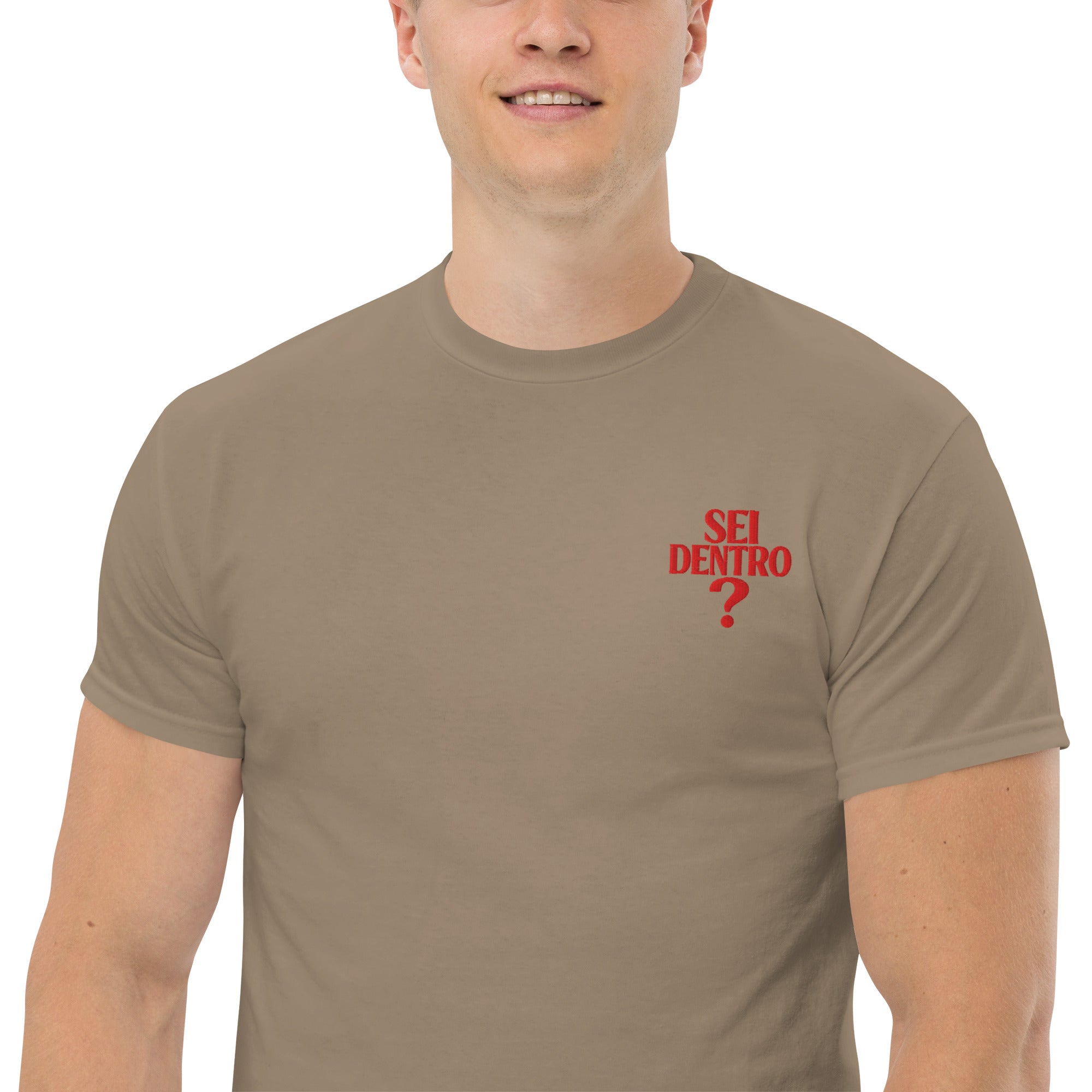 T-shirt Ricamata Unisex – 100% Cotone – Stile Streetwear e Confortevole – Sei dentro?