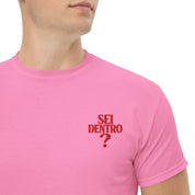 T-shirt Ricamata Unisex – 100% Cotone – Stile Streetwear e Confortevole – Sei dentro?