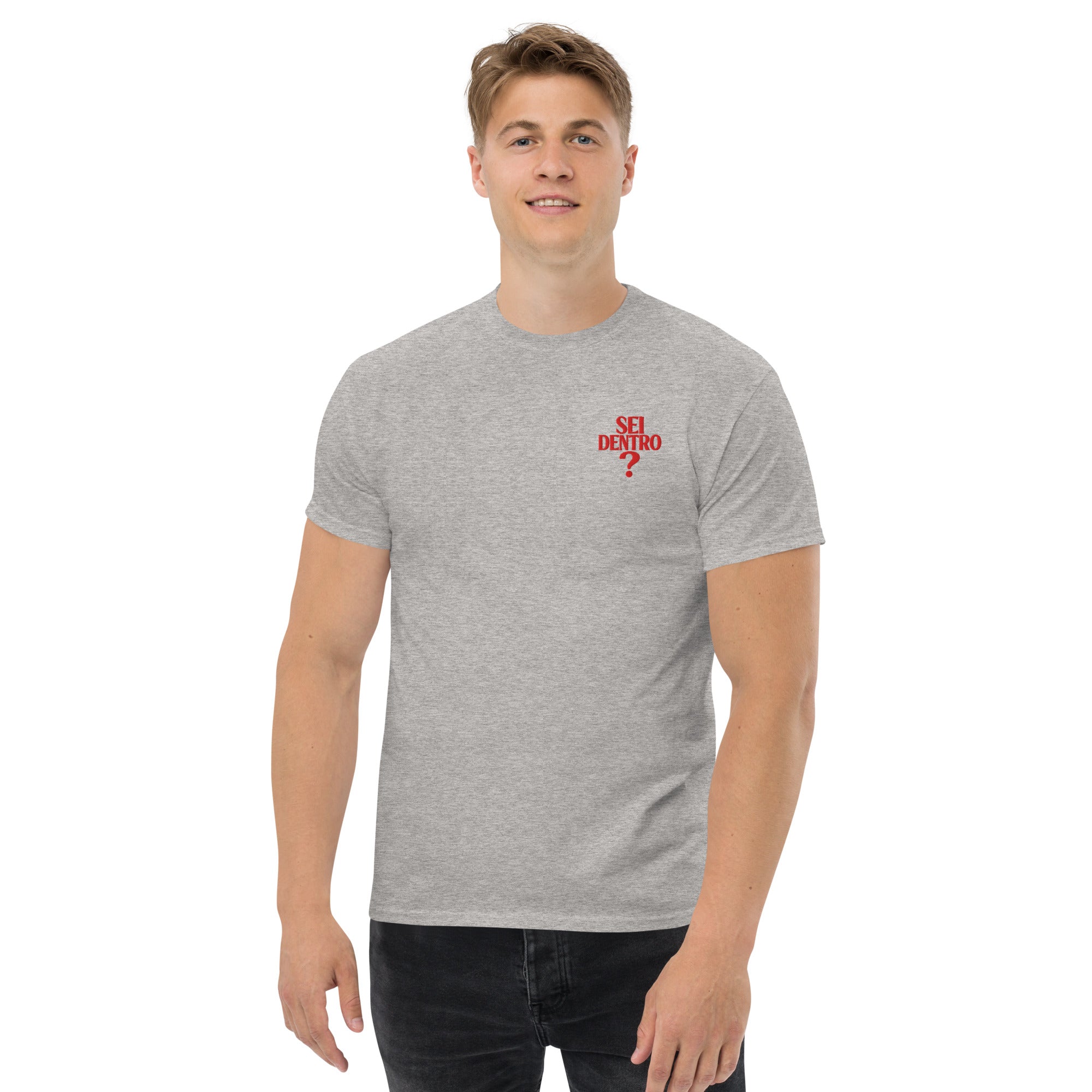 T-shirt Ricamata Unisex – 100% Cotone – Stile Streetwear e Confortevole – Sei dentro?