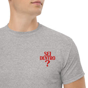 T-shirt Ricamata Unisex – 100% Cotone – Stile Streetwear e Confortevole – Sei dentro?