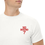 T-shirt Ricamata Unisex – 100% Cotone – Stile Streetwear e Confortevole – Sei dentro?