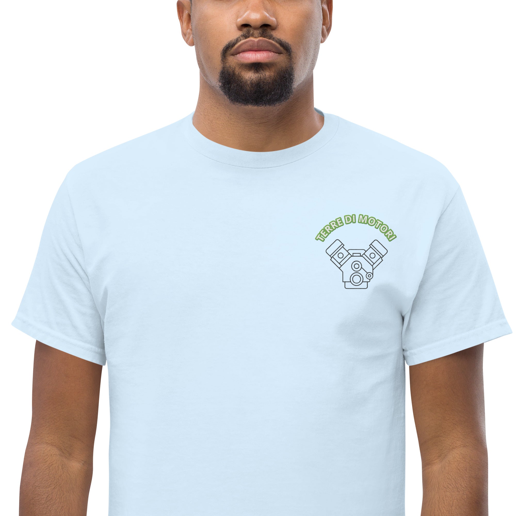 T-shirt Ricamata Unisex – 100% Cotone – Stile Streetwear e Confortevole – Terre di Motori