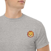 Ricamo Personalizzato - T-shirt Ricamata Unisex Leone-Biiply