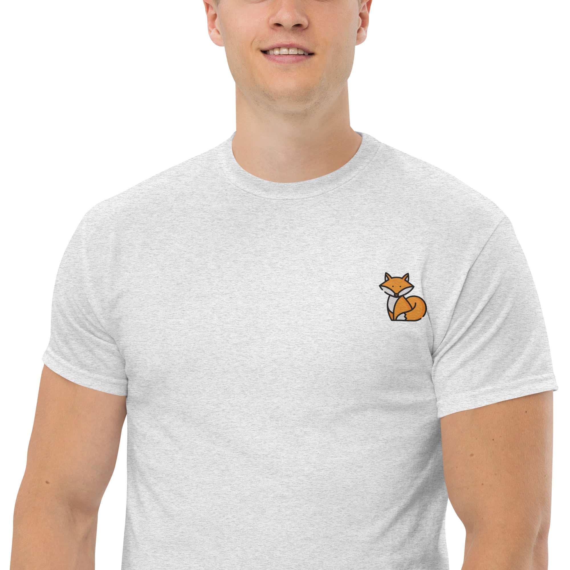 Ricamo Personalizzato - T-shirt Ricamata Unisex Volpe-Biiply