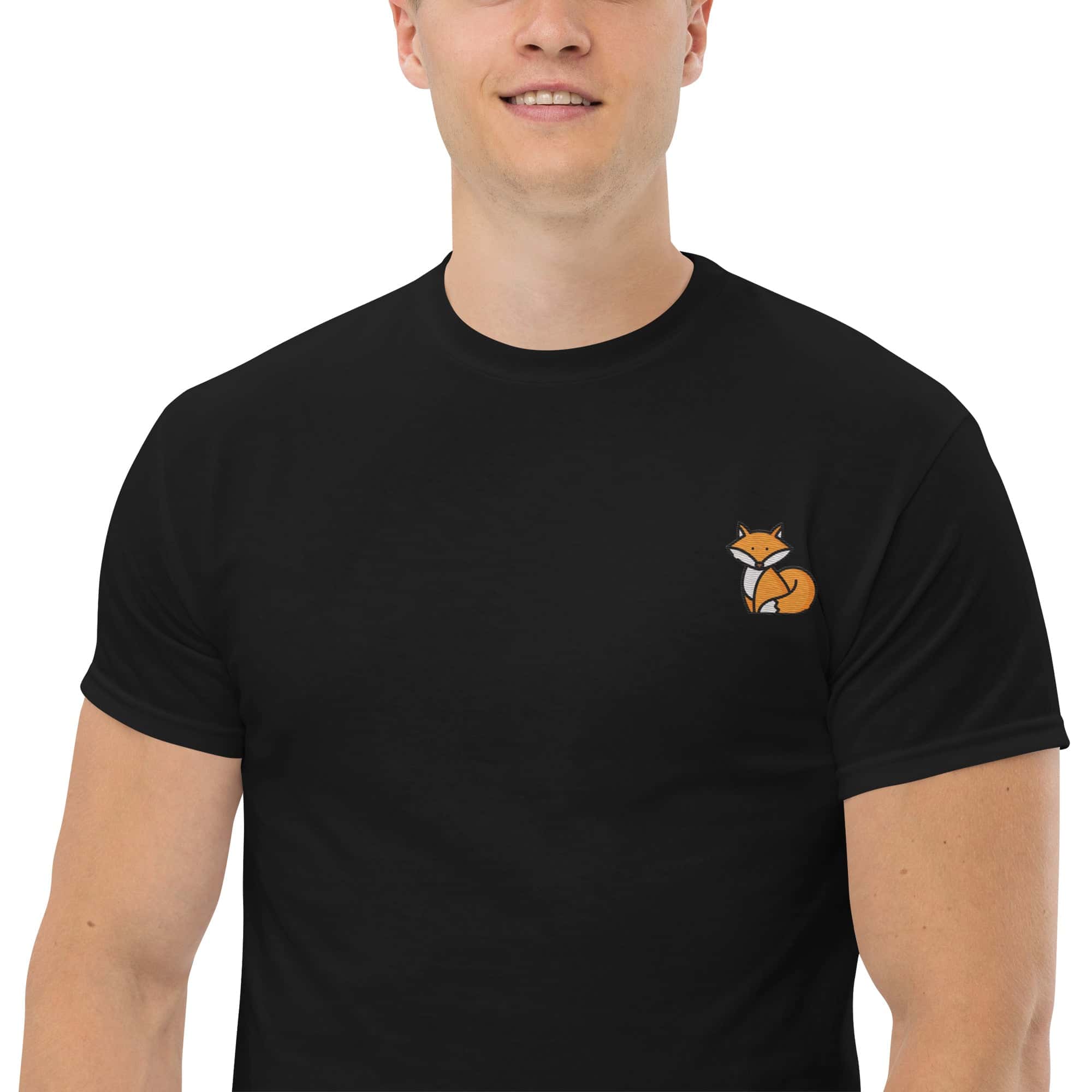 Ricamo Personalizzato - T-shirt Ricamata Unisex Volpe-Biiply