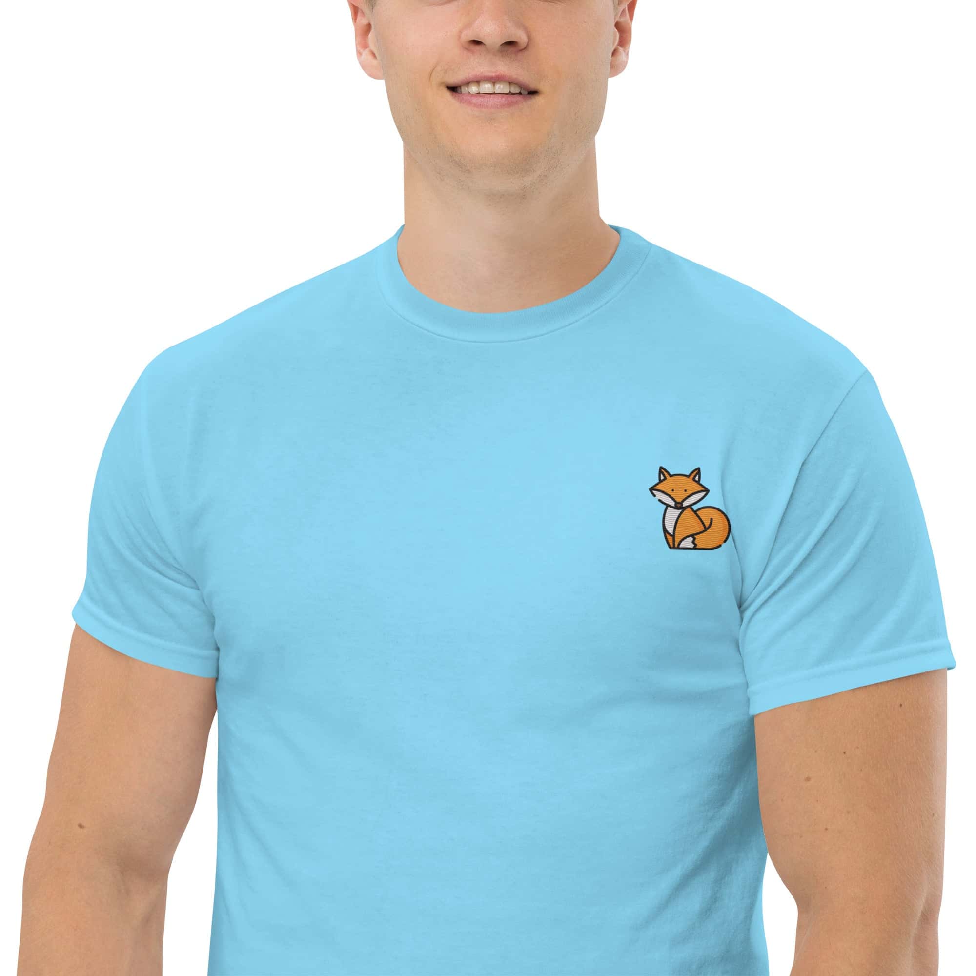 Ricamo Personalizzato - T-shirt Ricamata Unisex Volpe-Biiply