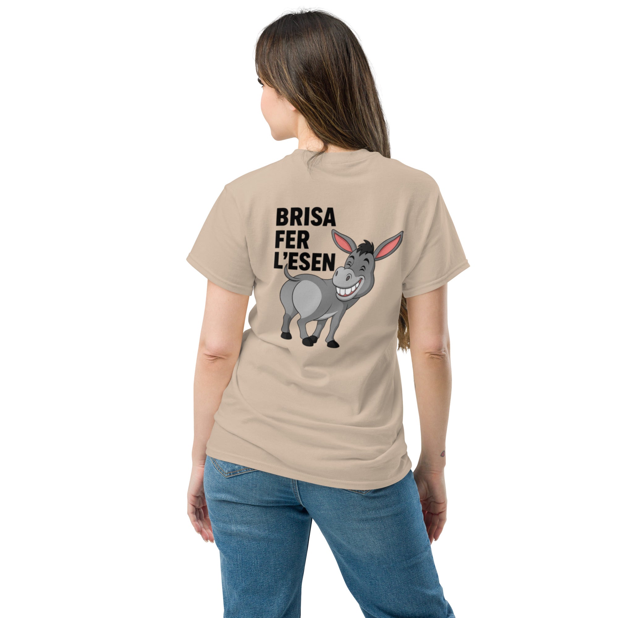 T-shirt Unisex Stampata Posteriore Brisa Fer L'esen