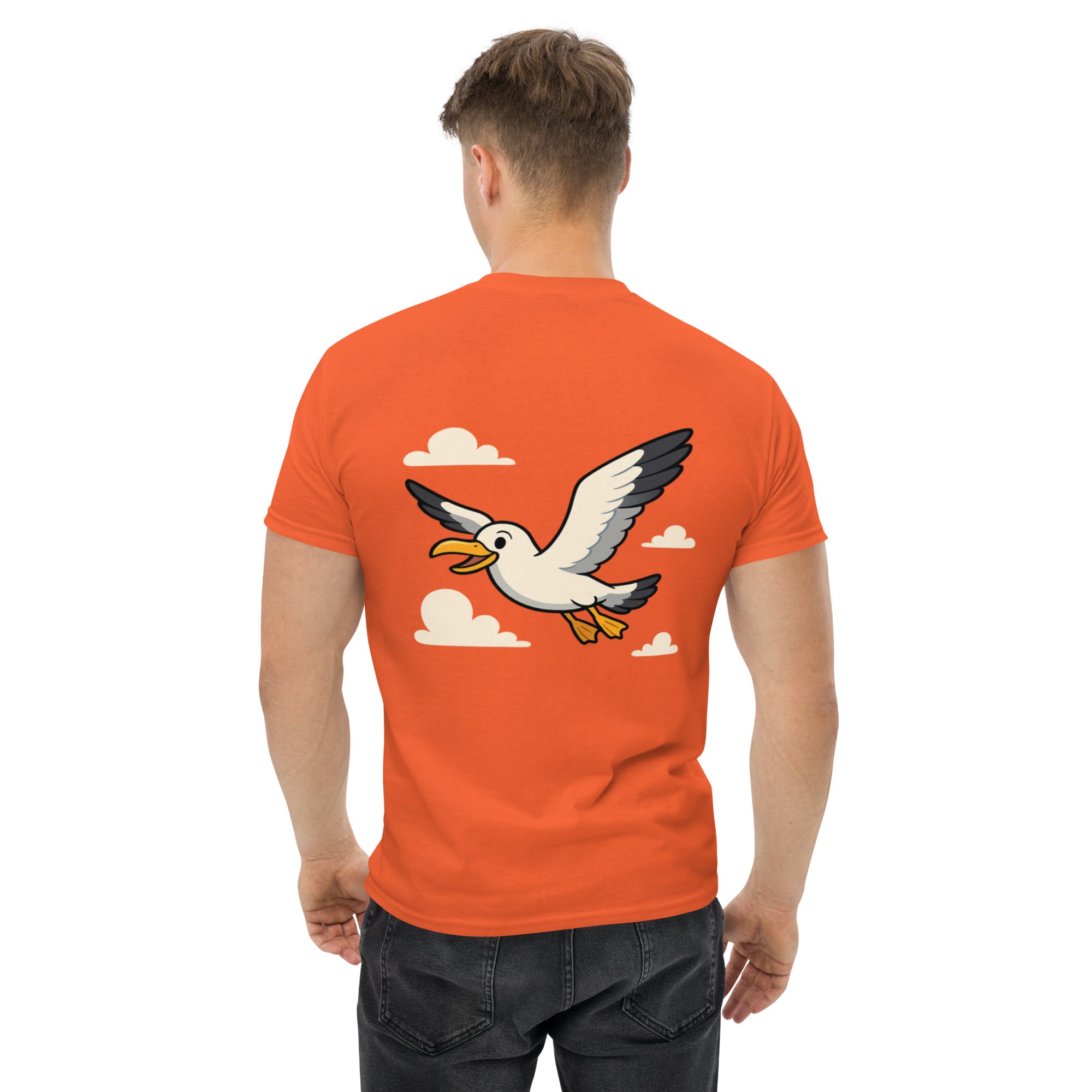 T-shirt Stampata Posterione Unisex – 100% Cotone – Stile Streetwear e Confortevole – Gabbian