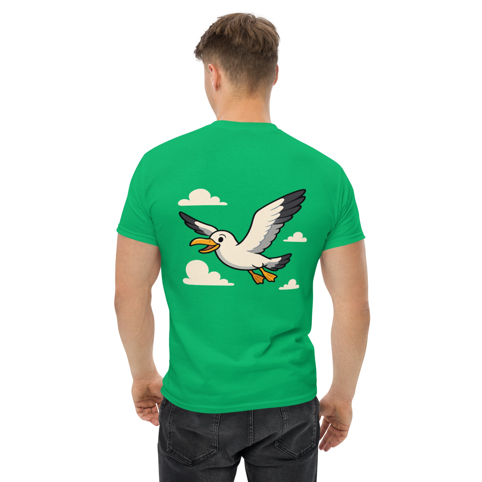 T-shirt Stampata Posterione Unisex – 100% Cotone – Stile Streetwear e Confortevole – Gabbian