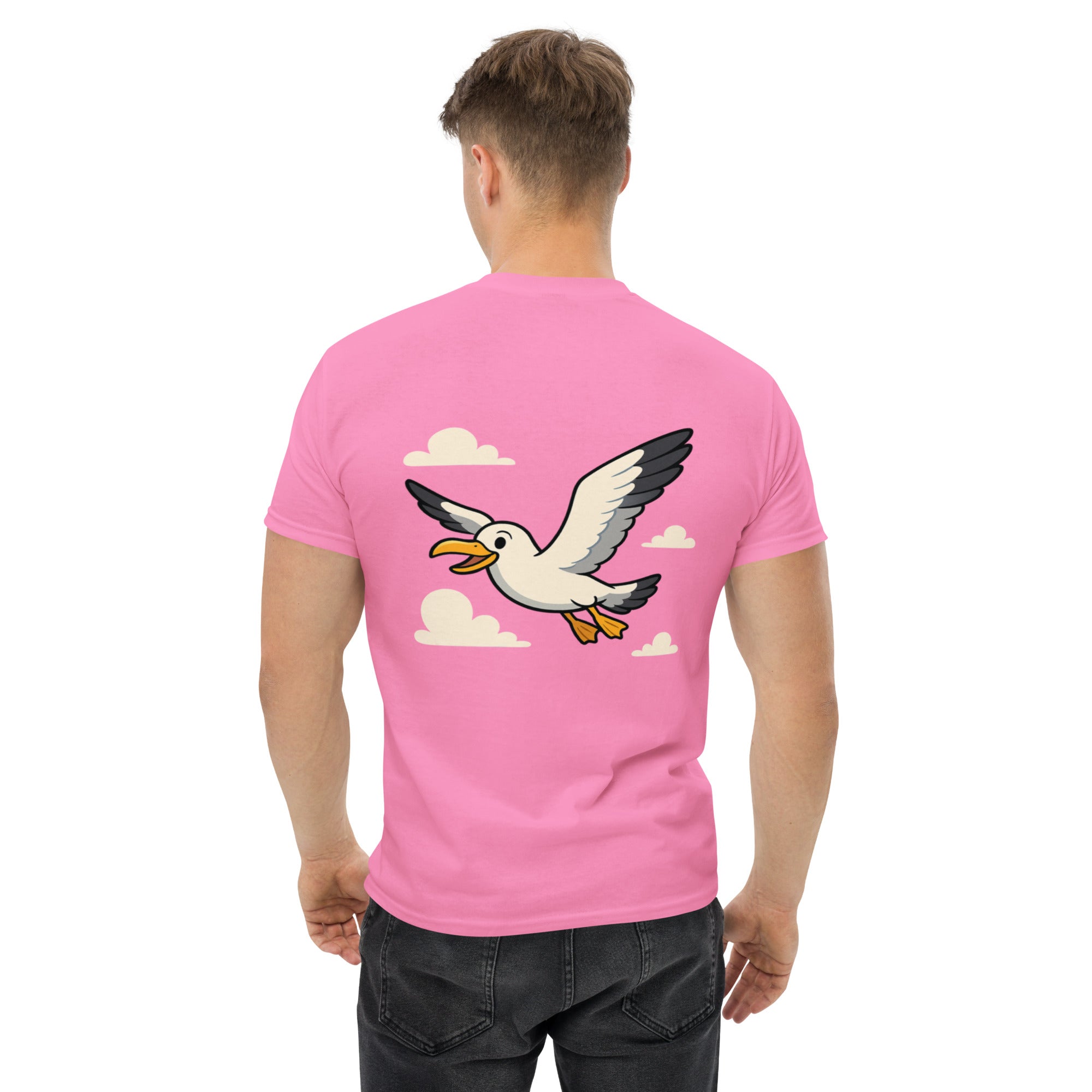 T-shirt Stampata Posterione Unisex – 100% Cotone – Stile Streetwear e Confortevole – Gabbian