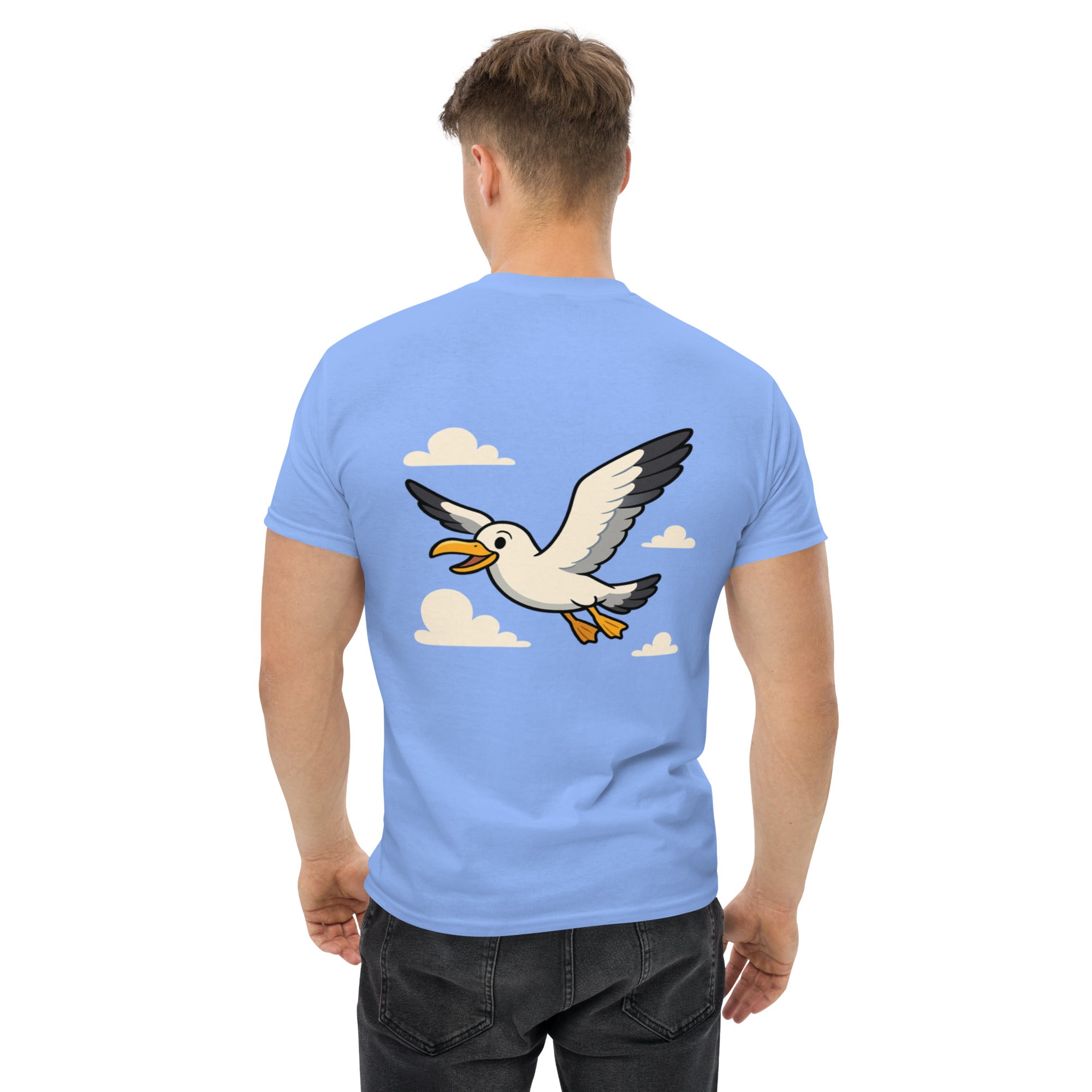 T-shirt Stampata Posterione Unisex – 100% Cotone – Stile Streetwear e Confortevole – Gabbian