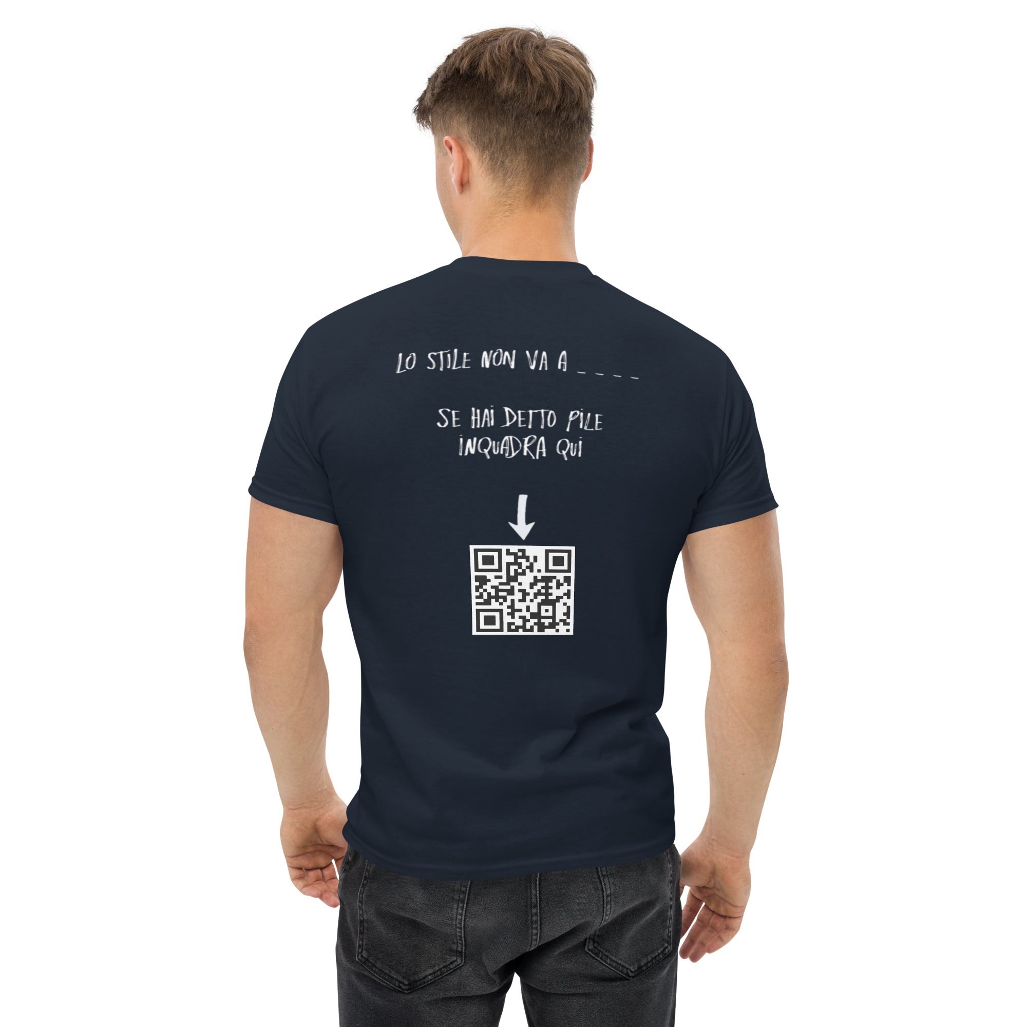 T-shirt Stampata Posteriore Unisex – 100% Cotone – Stile Streetwear e Confortevole – Lo stile non va a _ _ _ _