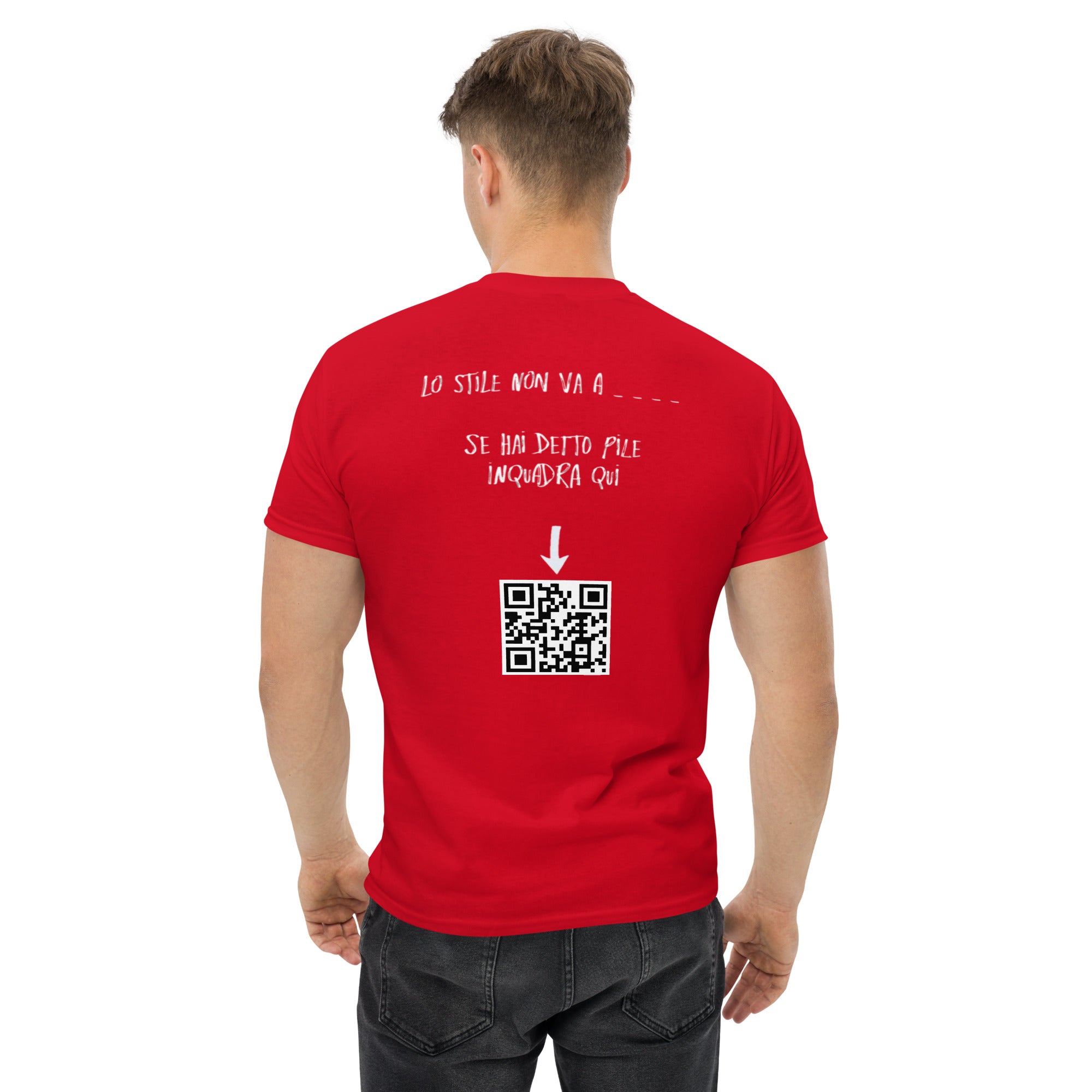 T-shirt Stampata Posteriore Unisex – 100% Cotone – Stile Streetwear e Confortevole – Lo stile non va a _ _ _ _