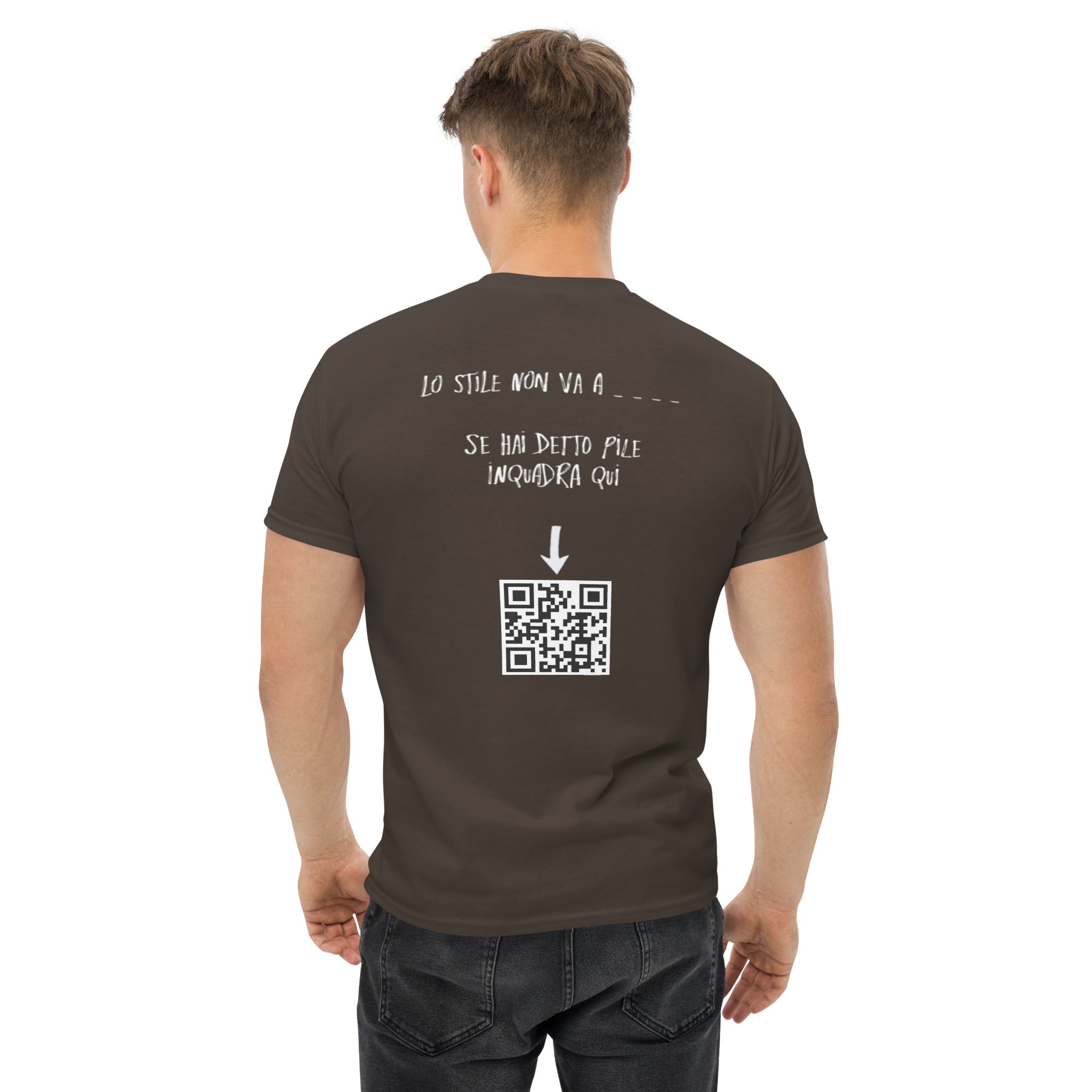 T-shirt Stampata Posteriore Unisex – 100% Cotone – Stile Streetwear e Confortevole – Lo stile non va a _ _ _ _