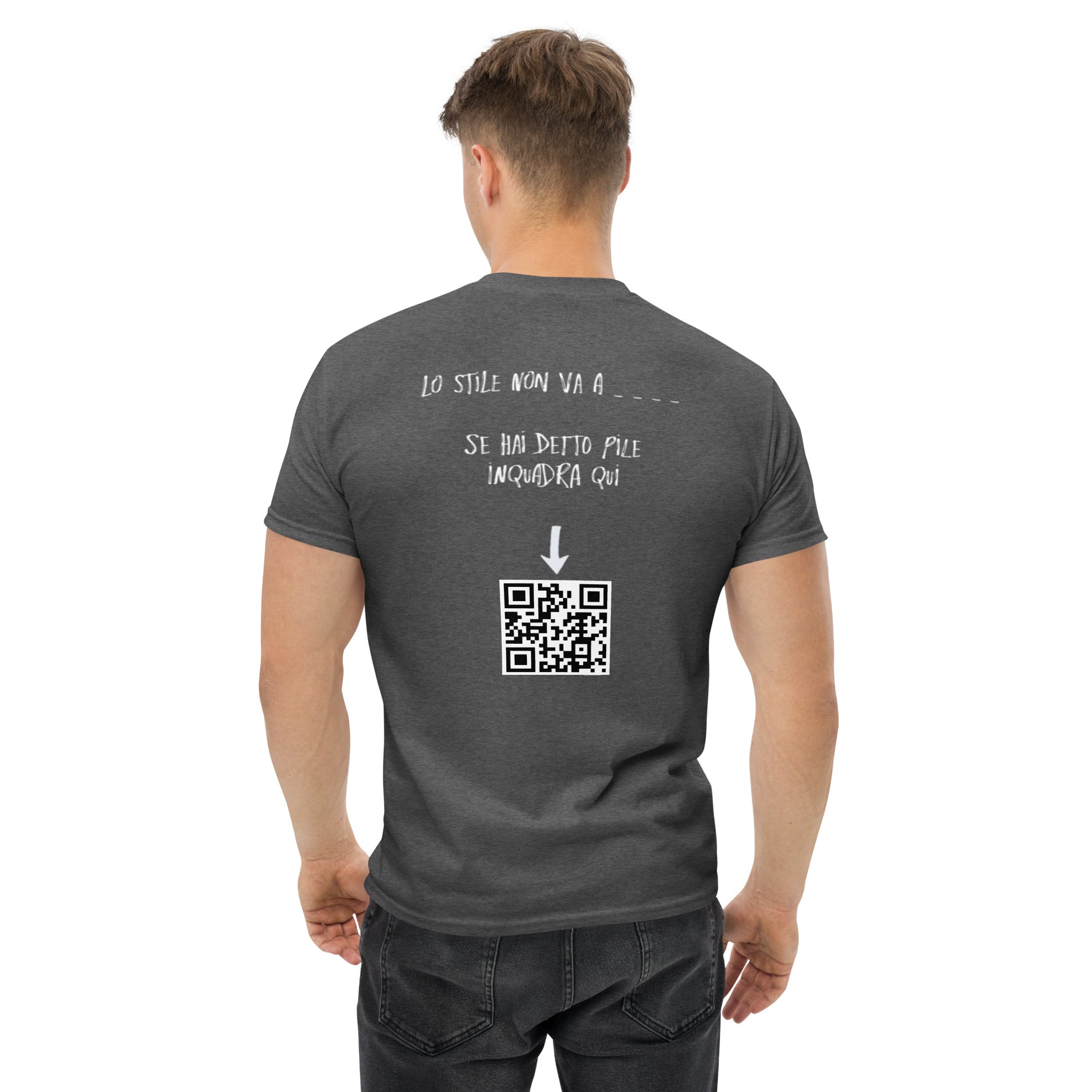 T-shirt Stampata Posteriore Unisex – 100% Cotone – Stile Streetwear e Confortevole – Lo stile non va a _ _ _ _
