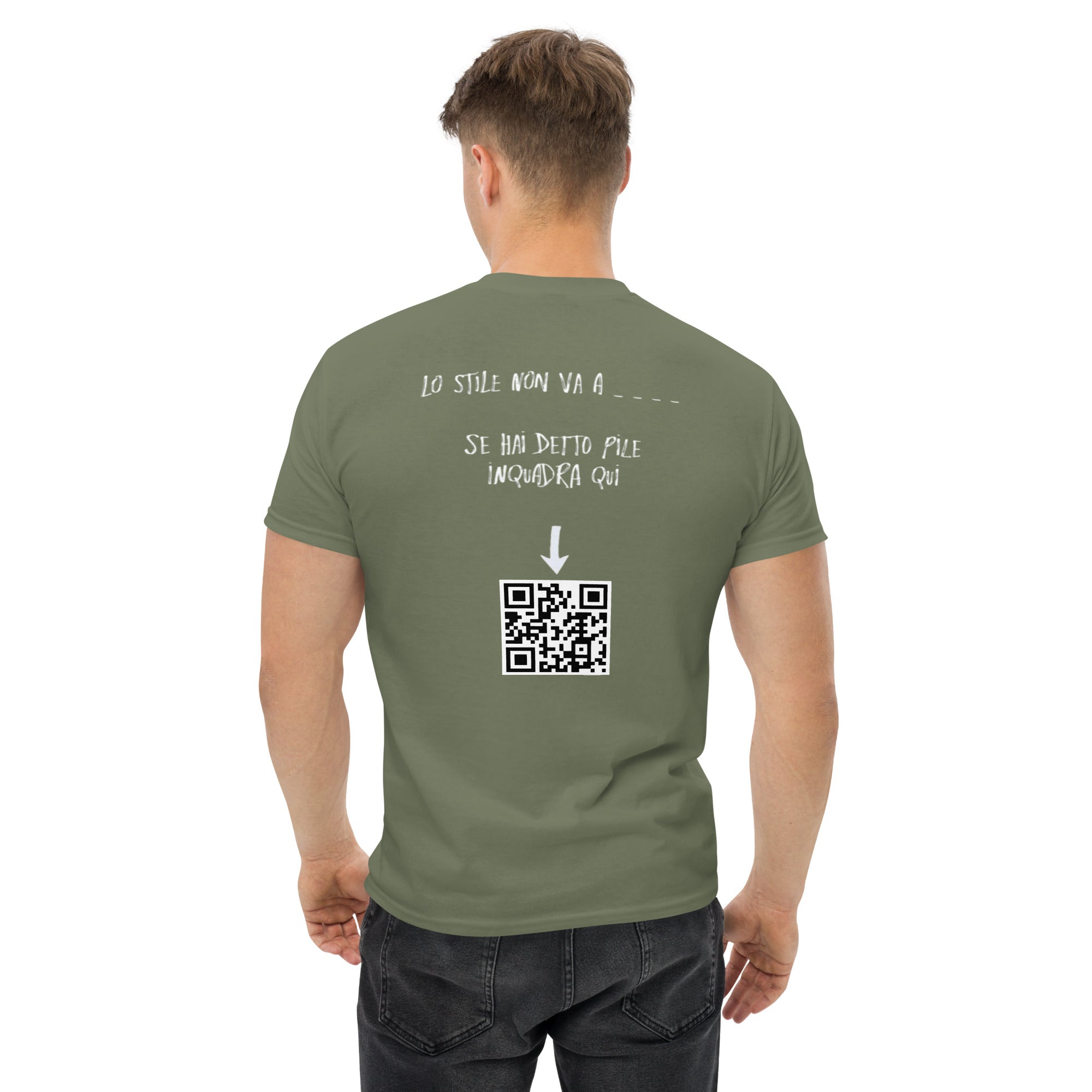 T-shirt Stampata Posteriore Unisex – 100% Cotone – Stile Streetwear e Confortevole – Lo stile non va a _ _ _ _