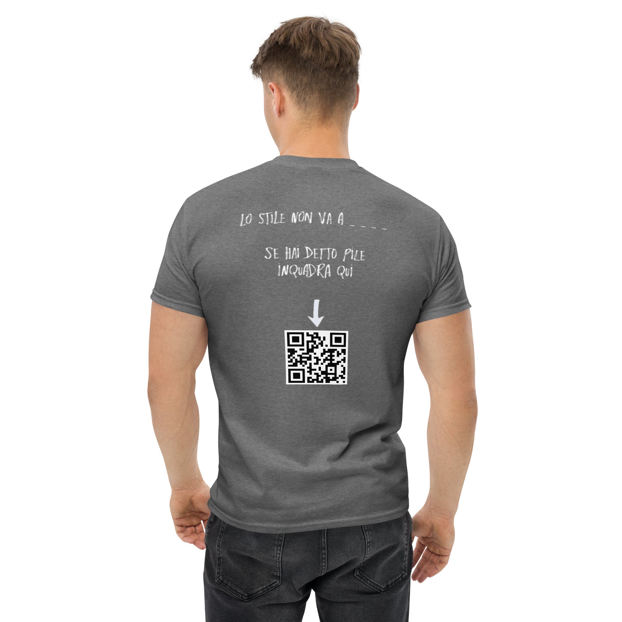 T-shirt Stampata Posteriore Unisex – 100% Cotone – Stile Streetwear e Confortevole – Lo stile non va a _ _ _ _