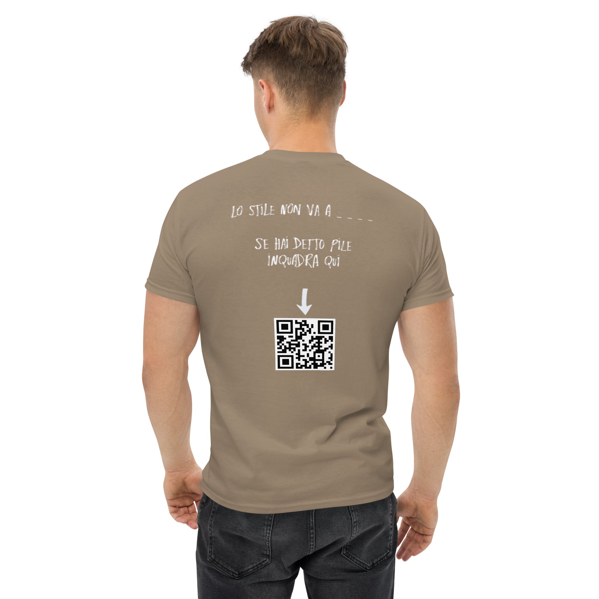 T-shirt Stampata Posteriore Unisex – 100% Cotone – Stile Streetwear e Confortevole – Lo stile non va a _ _ _ _