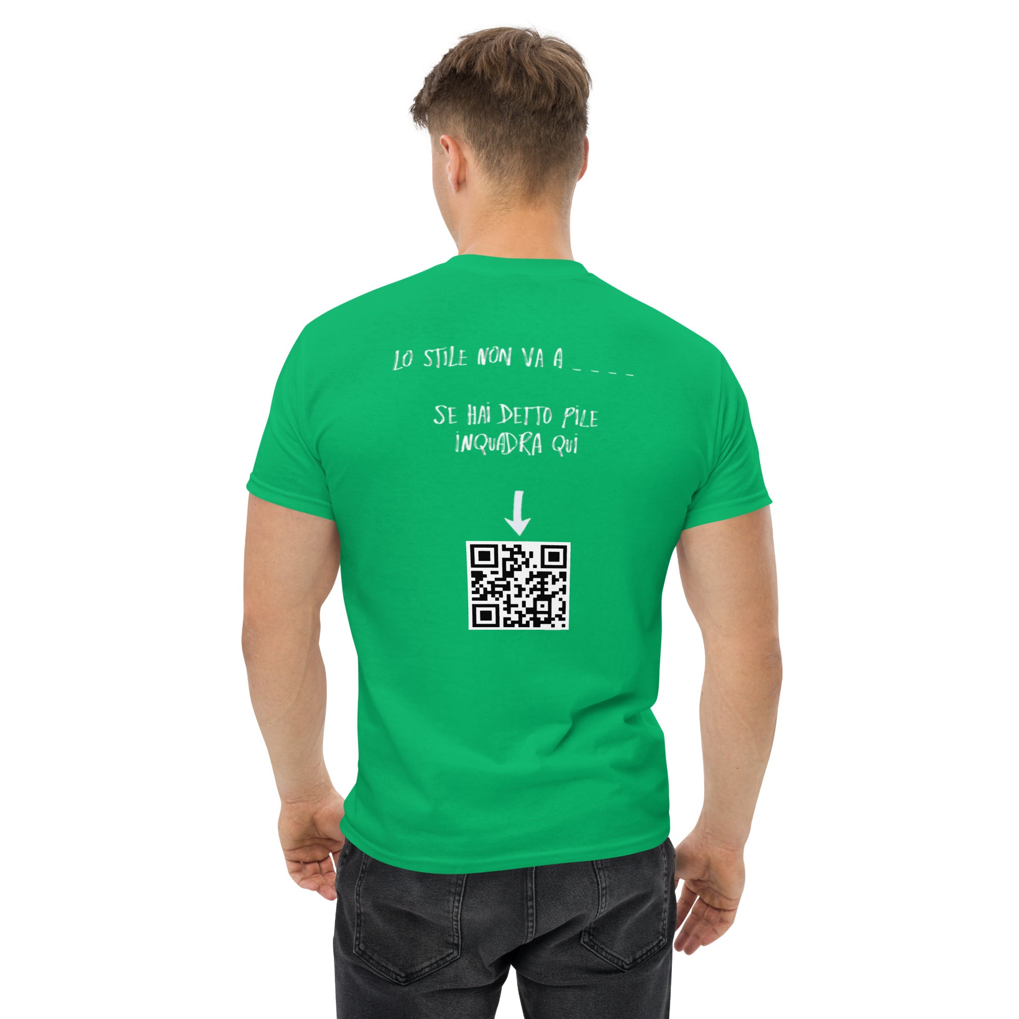 T-shirt Stampata Posteriore Unisex – 100% Cotone – Stile Streetwear e Confortevole – Lo stile non va a _ _ _ _