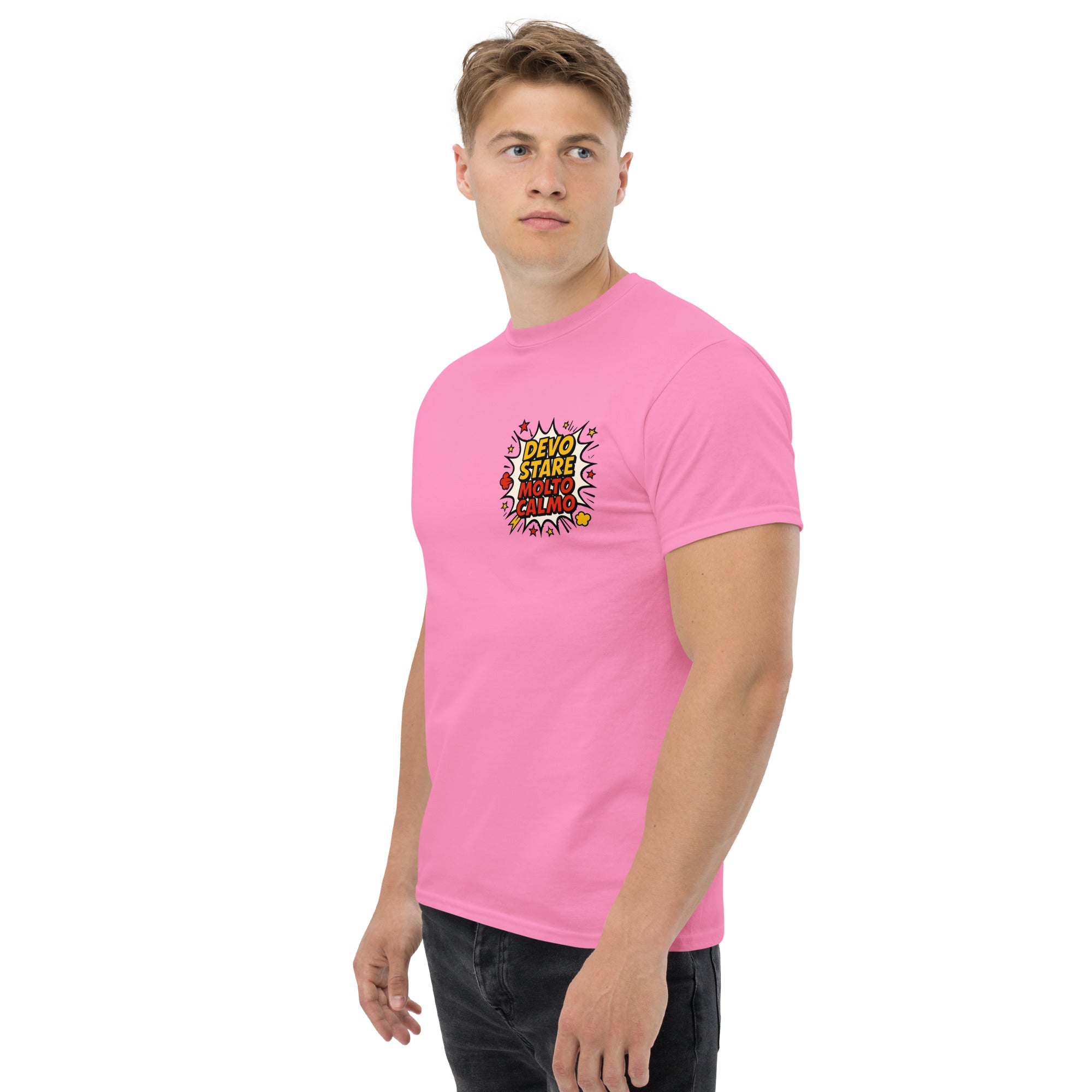 T-shirt Stampata Unisex Devo stare molto calmo