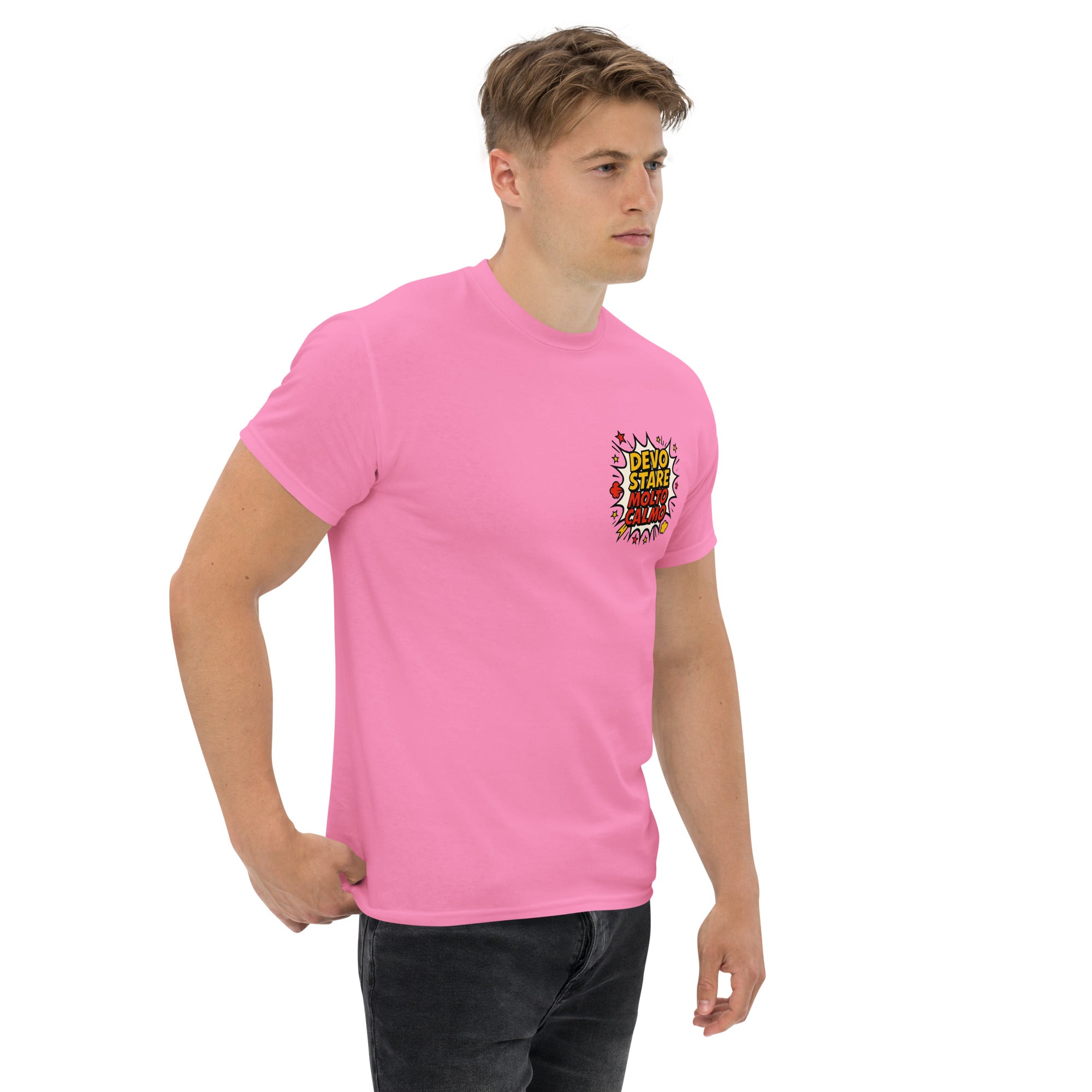 T-shirt Stampata Unisex Devo stare molto calmo