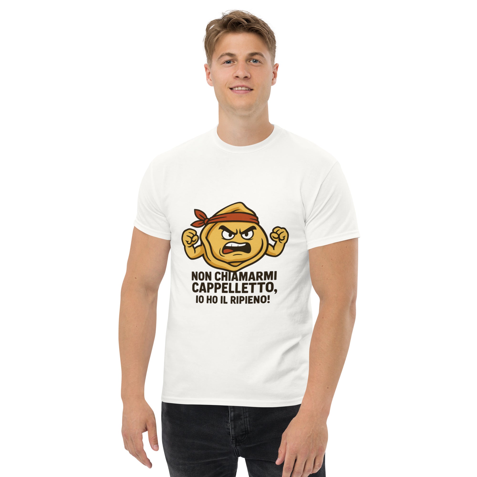 T-shirt Stampata Unisex – 100% Cotone – Stile Streetwear e Confortevole – Non Chiamarmi Cappelletto