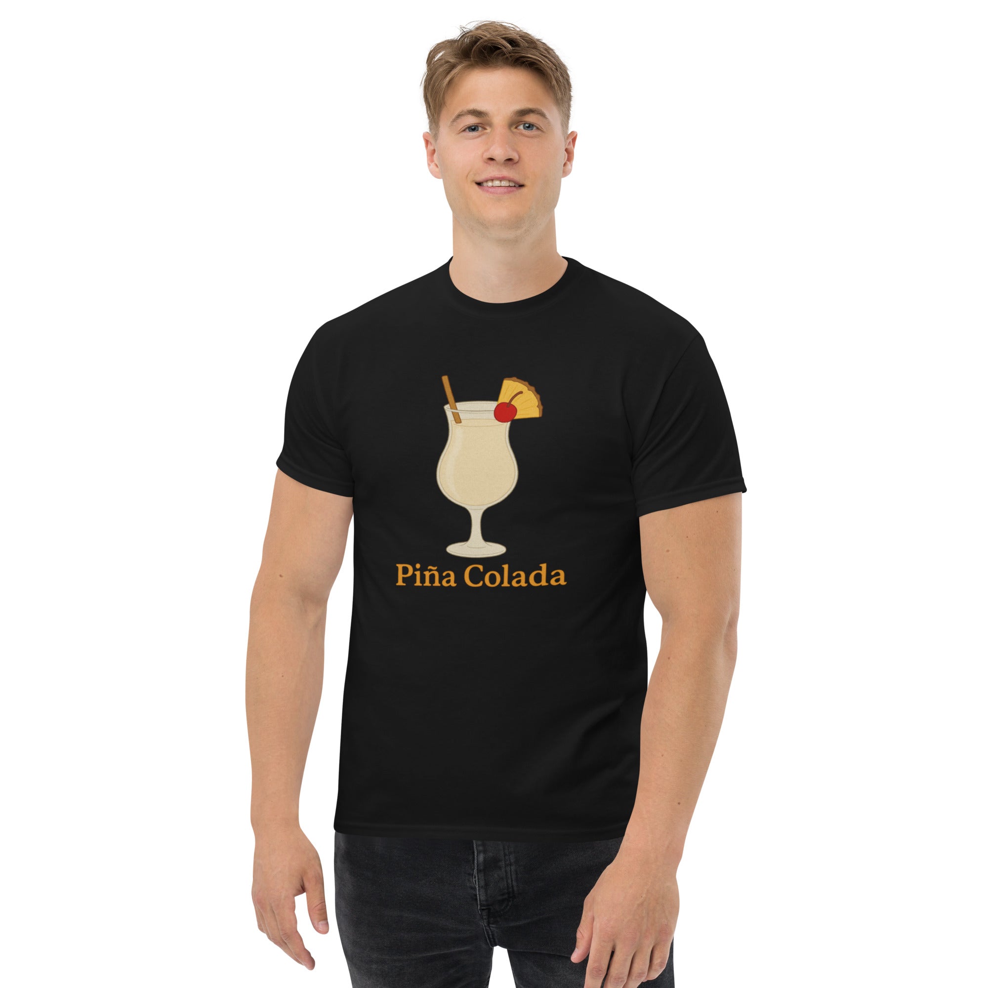 T-shirt Stampata Unisex – 100% Cotone – Stile Streetwear e Confortevole – Pina Colada