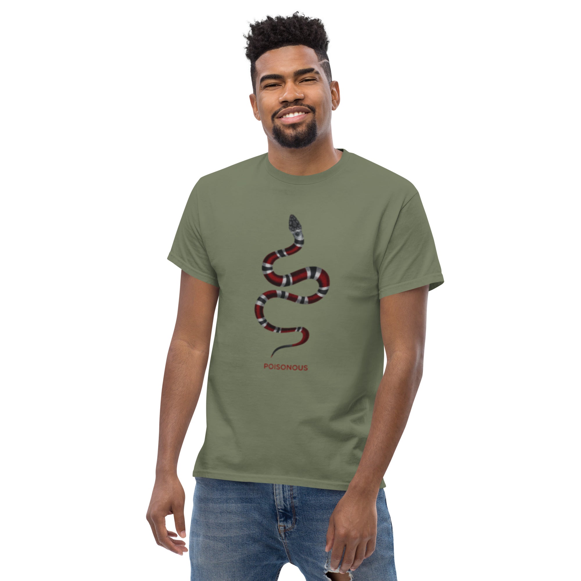 T-shirt Stampata Unisex – 100% Cotone – Stile Streetwear e Confortevole – Poisonus