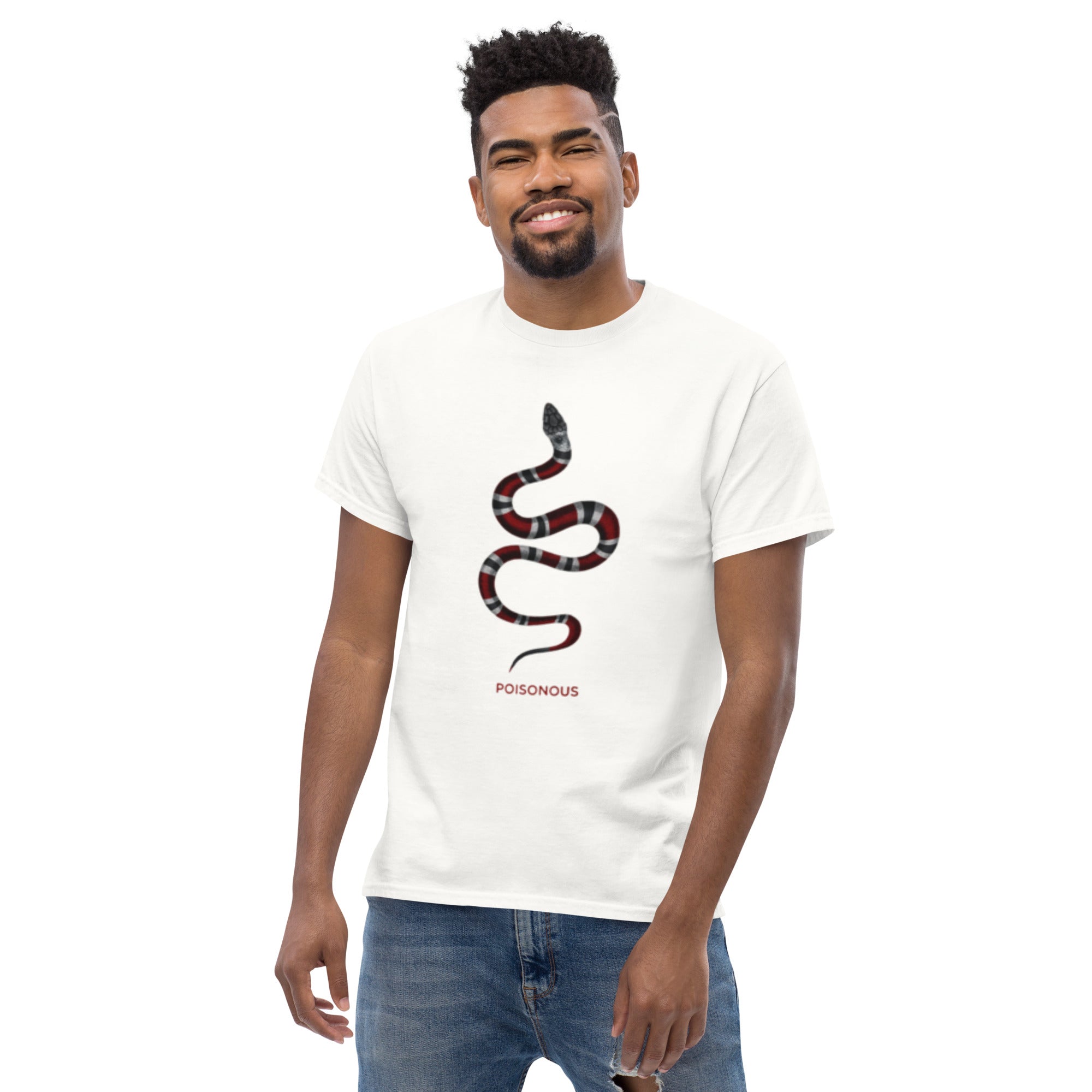 T-shirt Stampata Unisex – 100% Cotone – Stile Streetwear e Confortevole – Poisonus