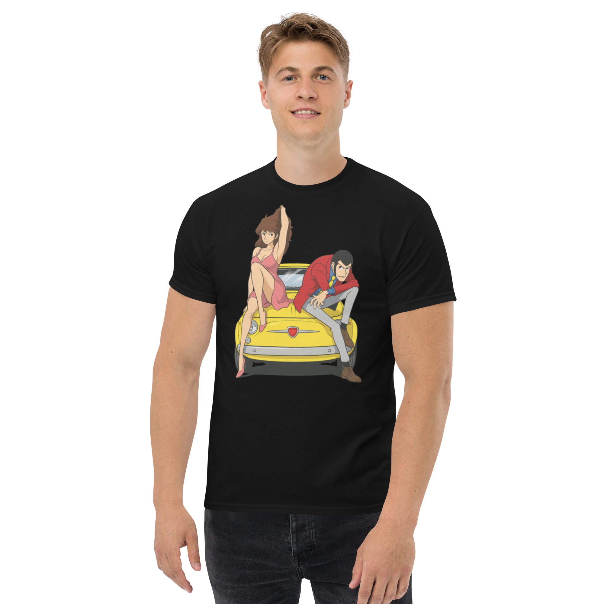 T-shirt Stampata Unisex Simil Cartoon