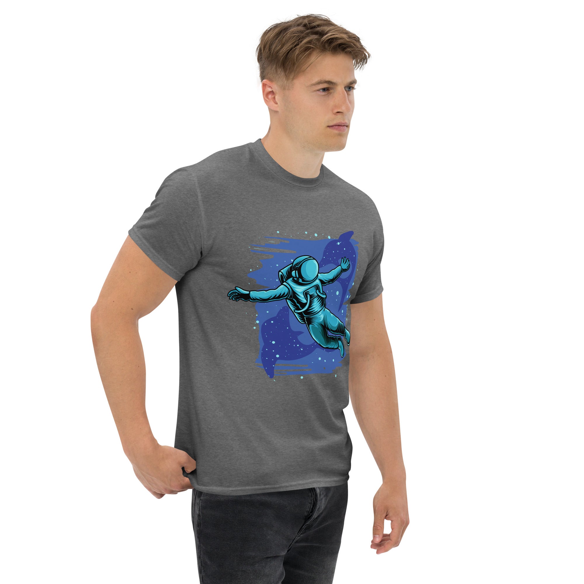 TT-Shirt Unisex Stampata 100% Cotone – Confortevole – Design Relax In space-Biiply