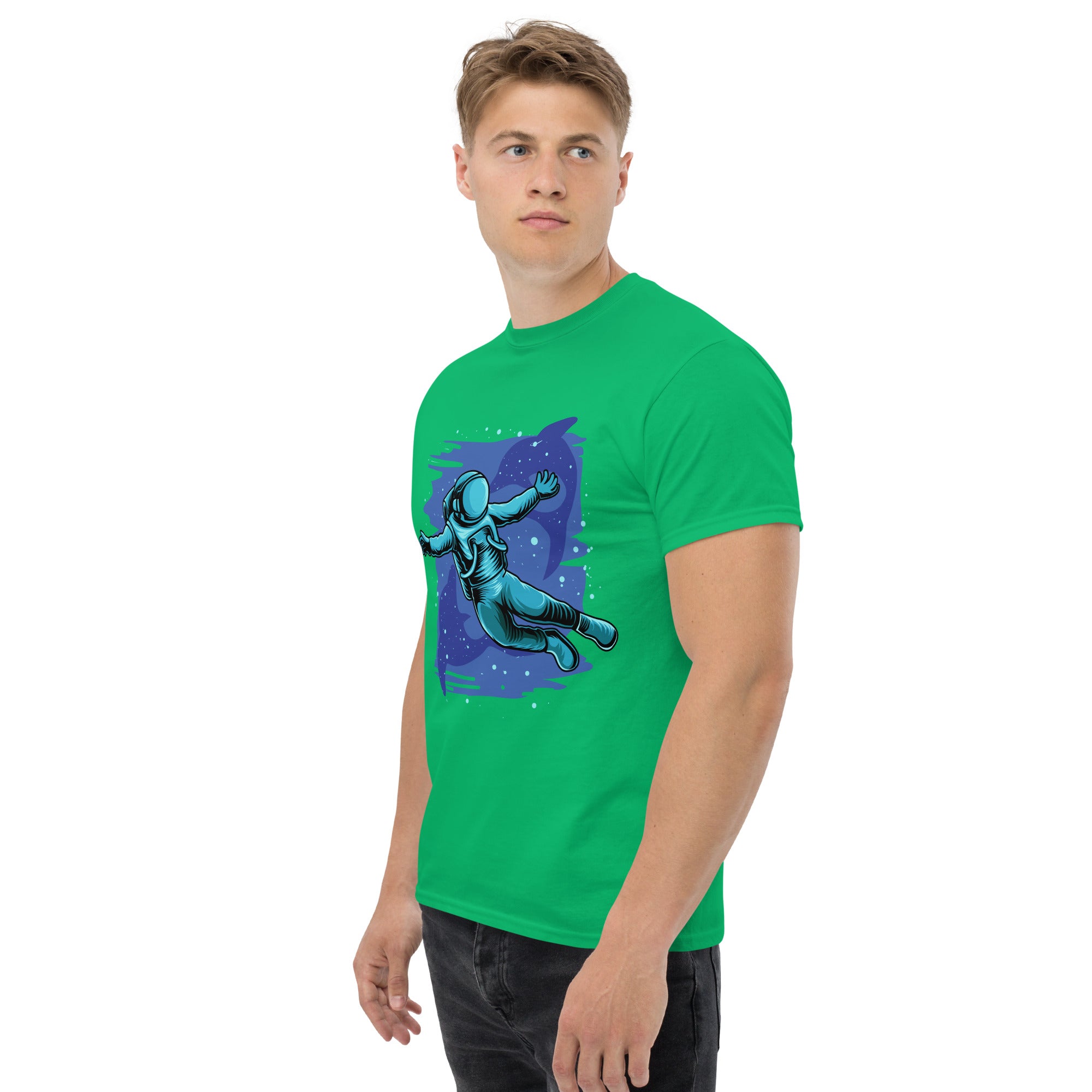 TT-Shirt Unisex Stampata 100% Cotone – Confortevole – Design Relax In space-Biiply