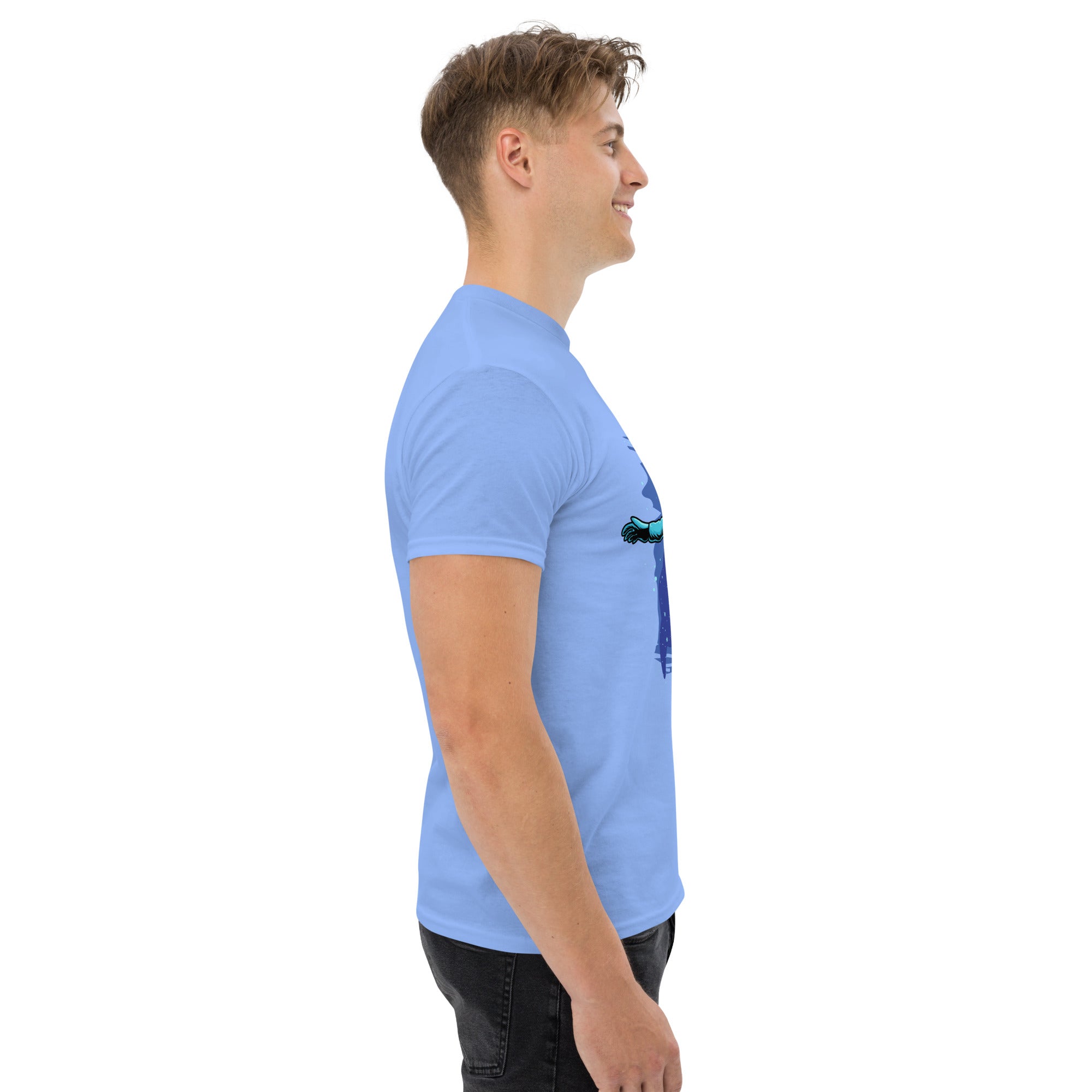 TT-Shirt Unisex Stampata 100% Cotone – Confortevole – Design Relax In space-Biiply