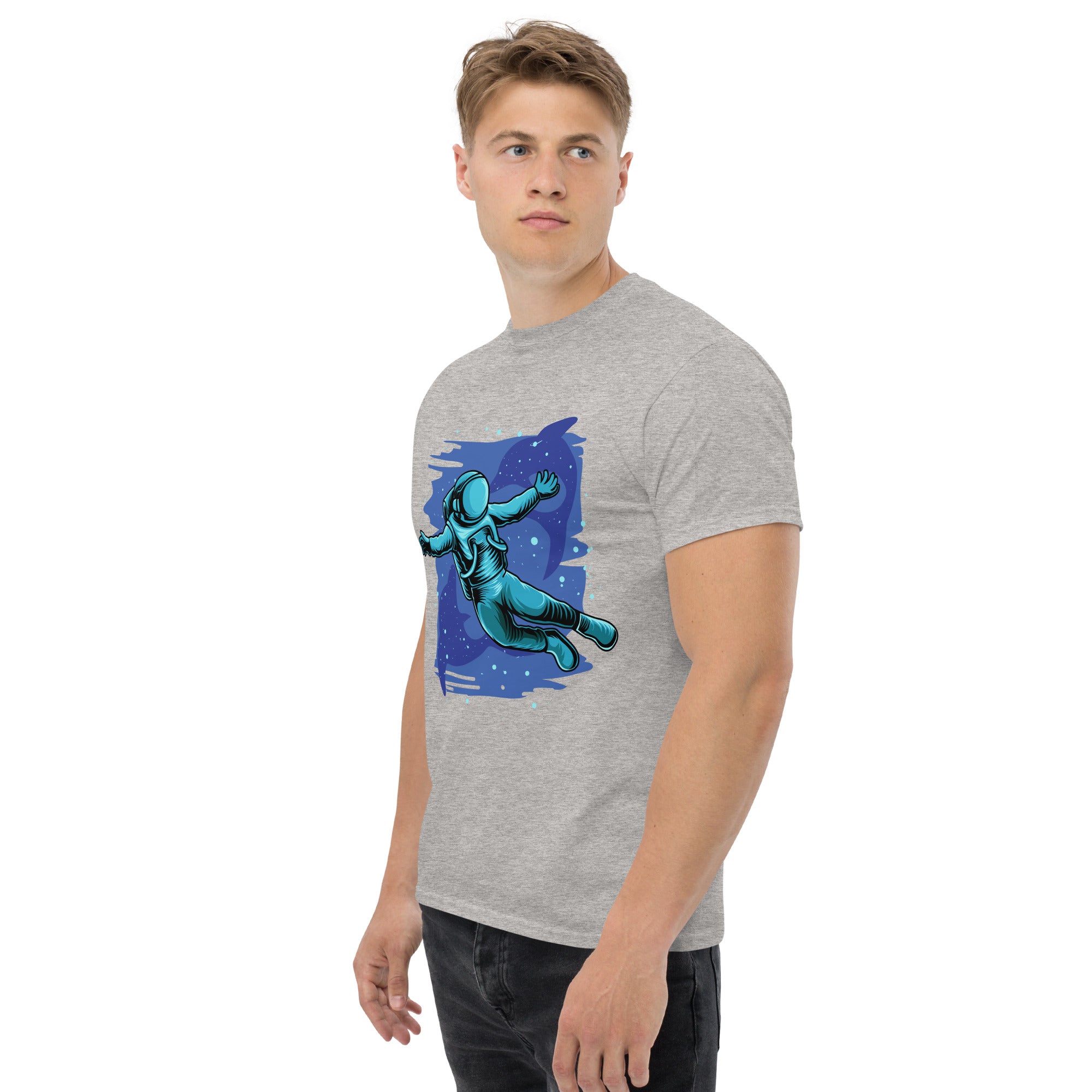 TT-Shirt Unisex Stampata 100% Cotone – Confortevole – Design Relax In space-Biiply