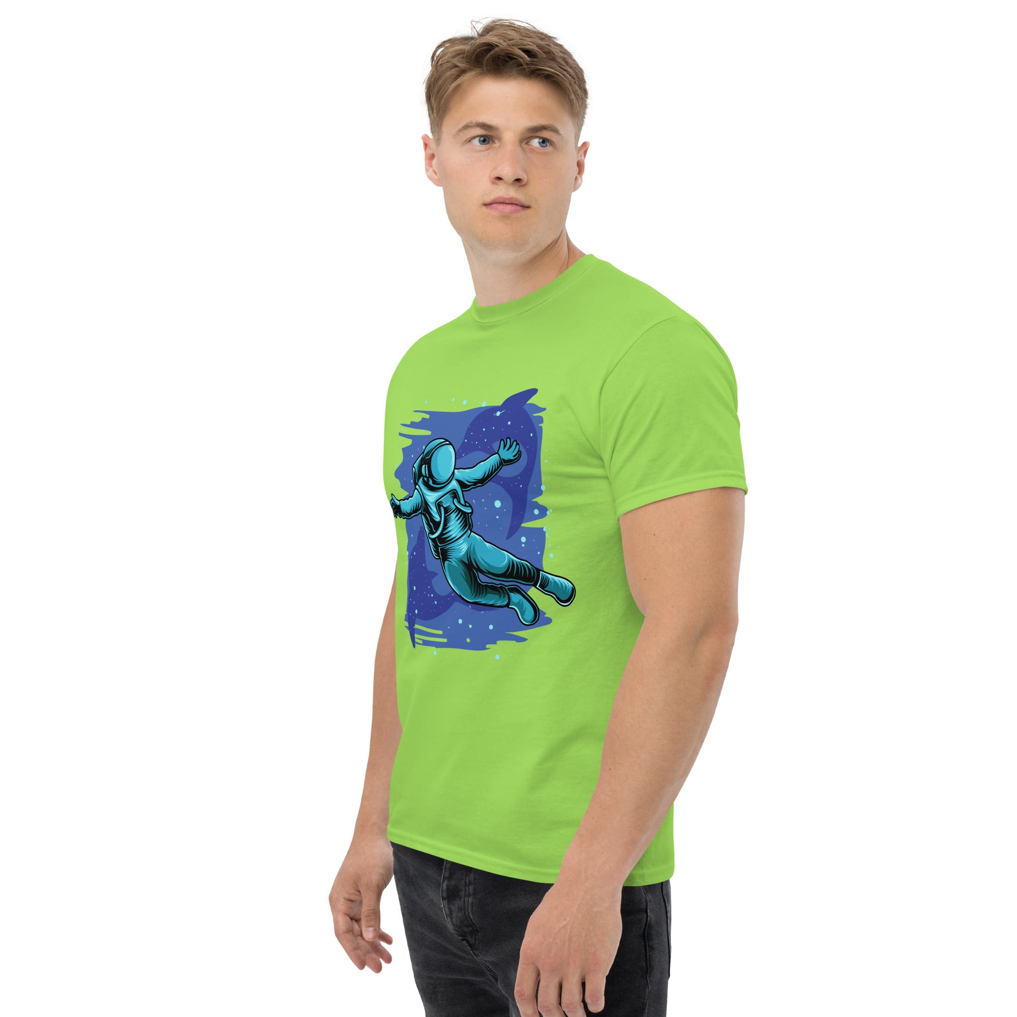 TT-Shirt Unisex Stampata 100% Cotone – Confortevole – Design Relax In space-Biiply