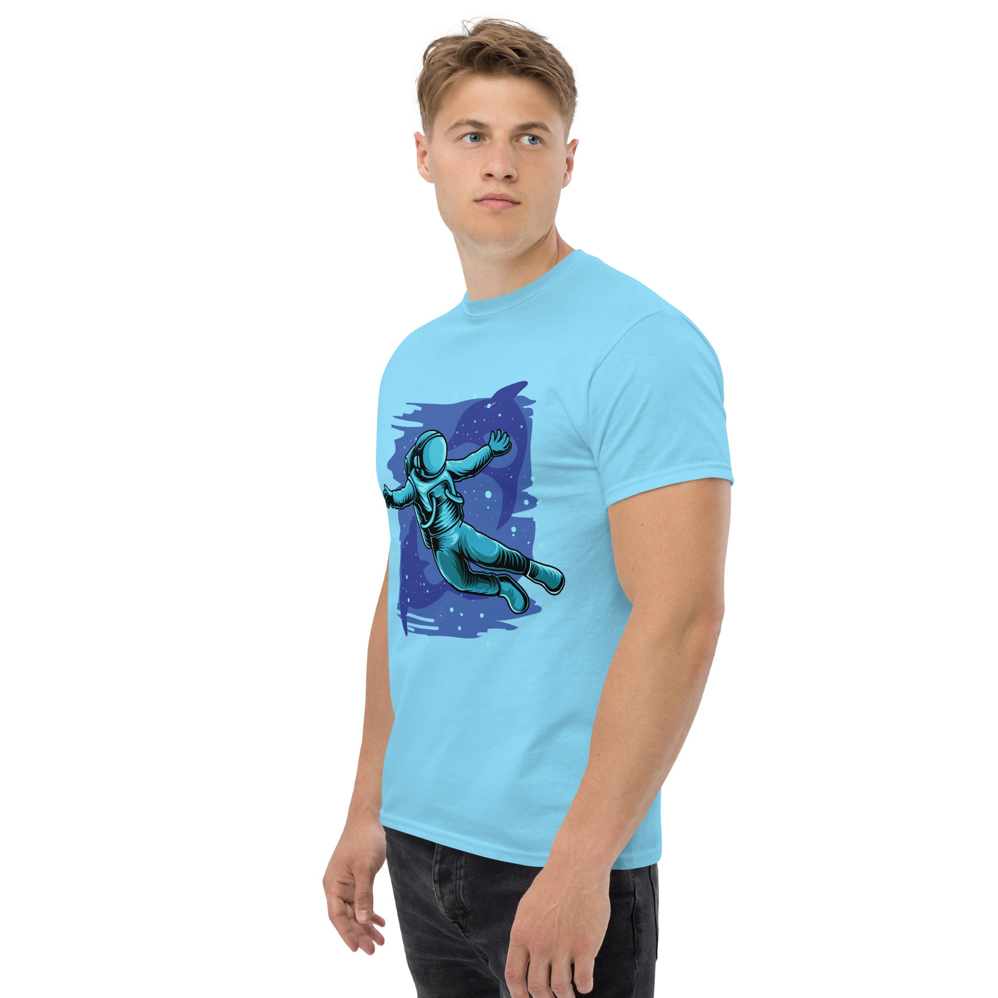 TT-Shirt Unisex Stampata 100% Cotone – Confortevole – Design Relax In space-Biiply