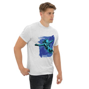 TT-Shirt Unisex Stampata 100% Cotone – Confortevole – Design Relax In space-Biiply