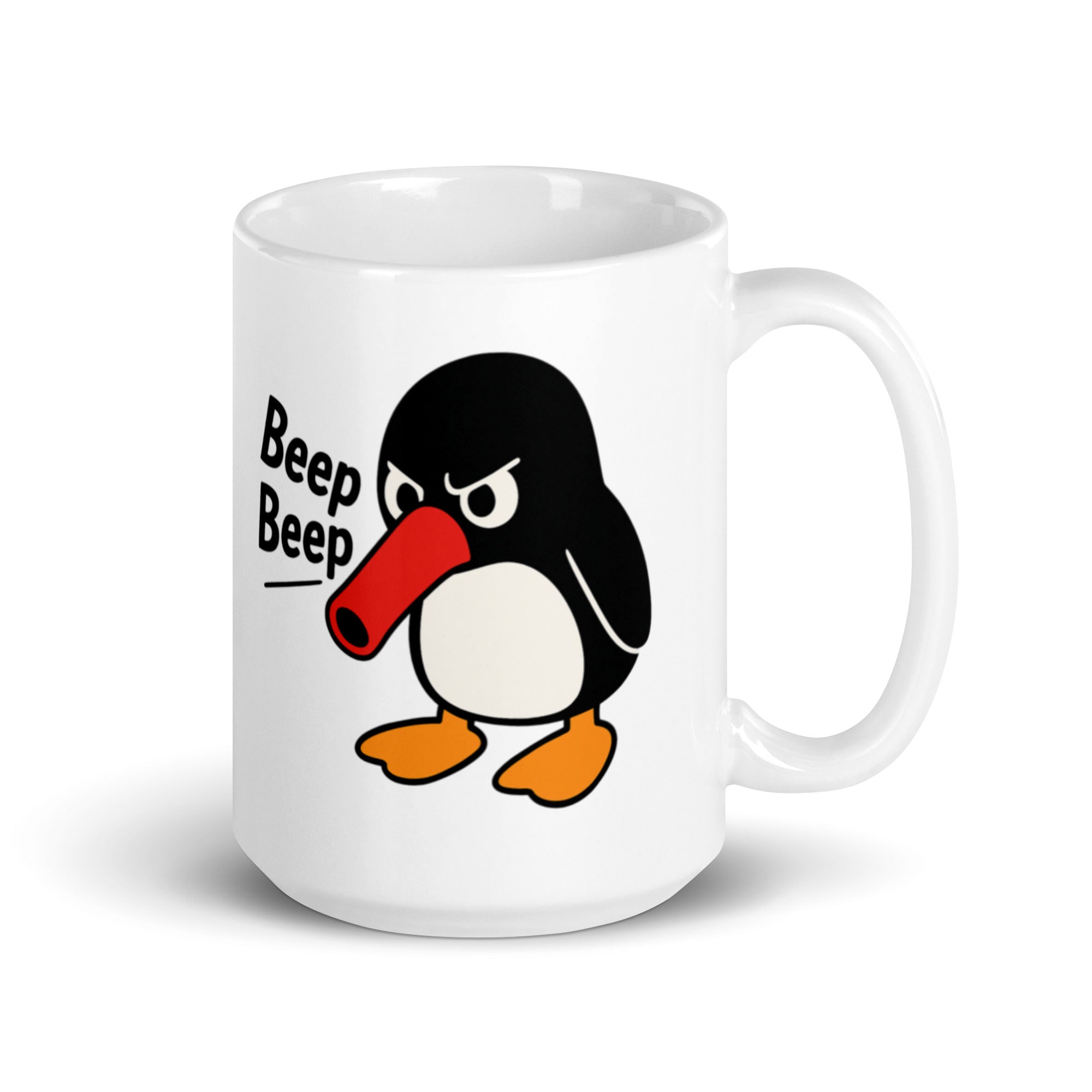 Tazza in Ceramica Stampata – Adatta a Microonde e Lavastoviglie – Idea Regalo - Design Beep Beep-Biiply