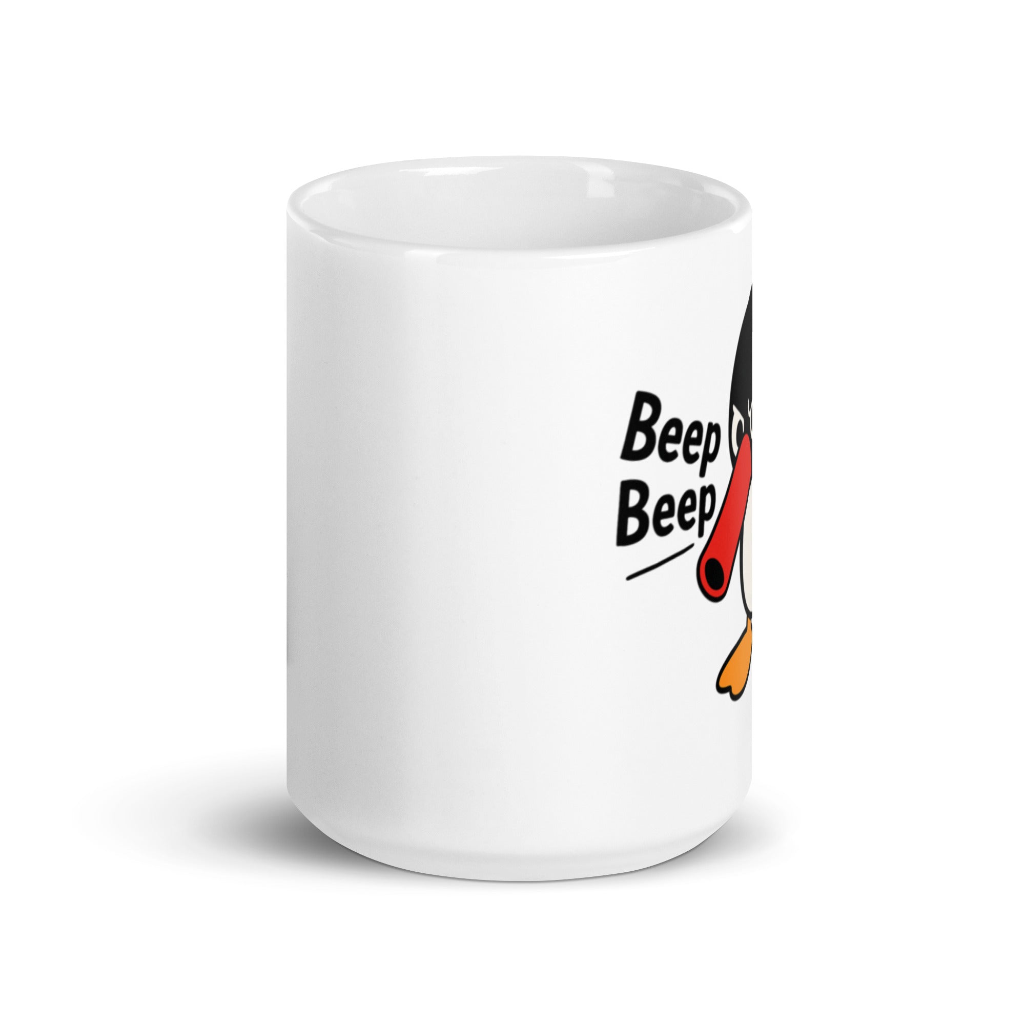 Tazza in Ceramica Stampata – Adatta a Microonde e Lavastoviglie – Idea Regalo - Design Beep Beep-Biiply