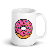 Tazza in Ceramica Stampata – Adatta a Microonde e Lavastoviglie – Idea Regalo - Design Donuts-Biiply