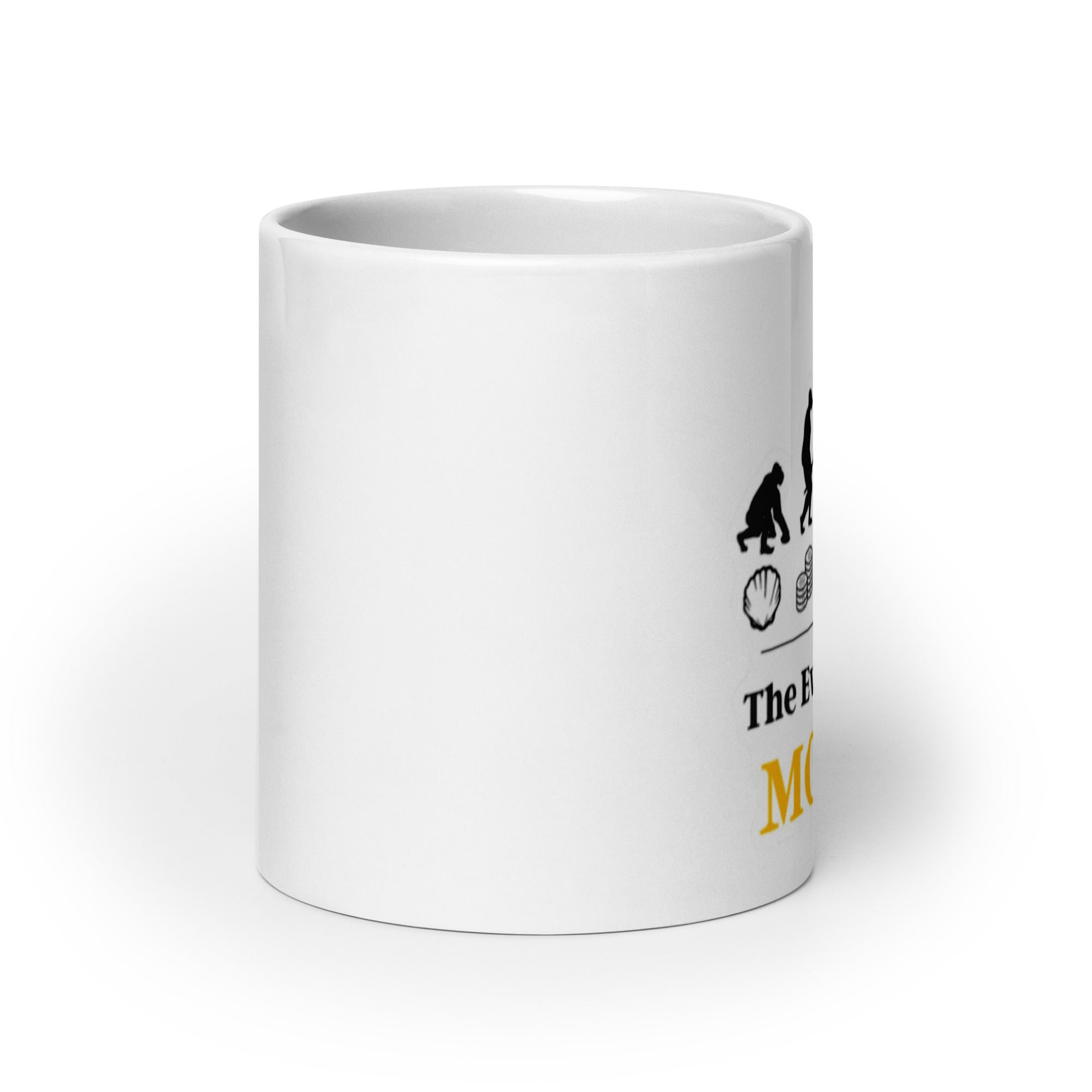 Tazza in Ceramica Stampata – Adatta a Microonde e Lavastoviglie – Idea Regalo - Design Evolution Of Money-Biiply