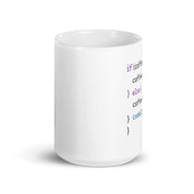 Tazza in Ceramica Stampata – Adatta a Microonde e Lavastoviglie – Idea Regalo - Design If Else-Biiply